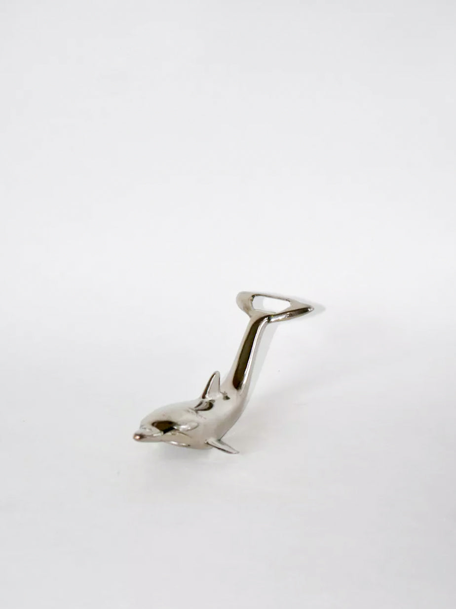 Décapsuleur dauphin en inox, 1970