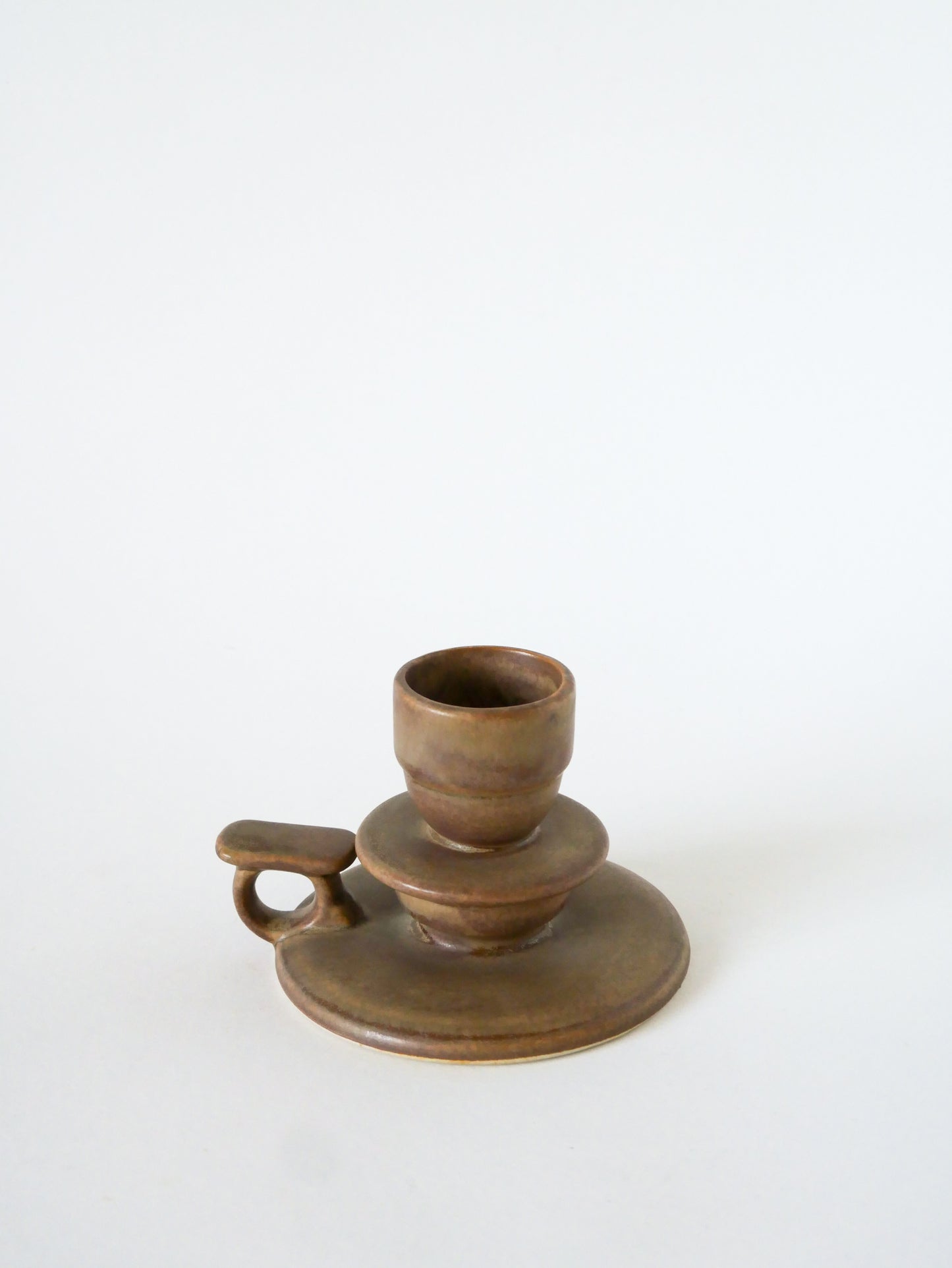 Bougeoir en grès, Design Moderniste, 1970