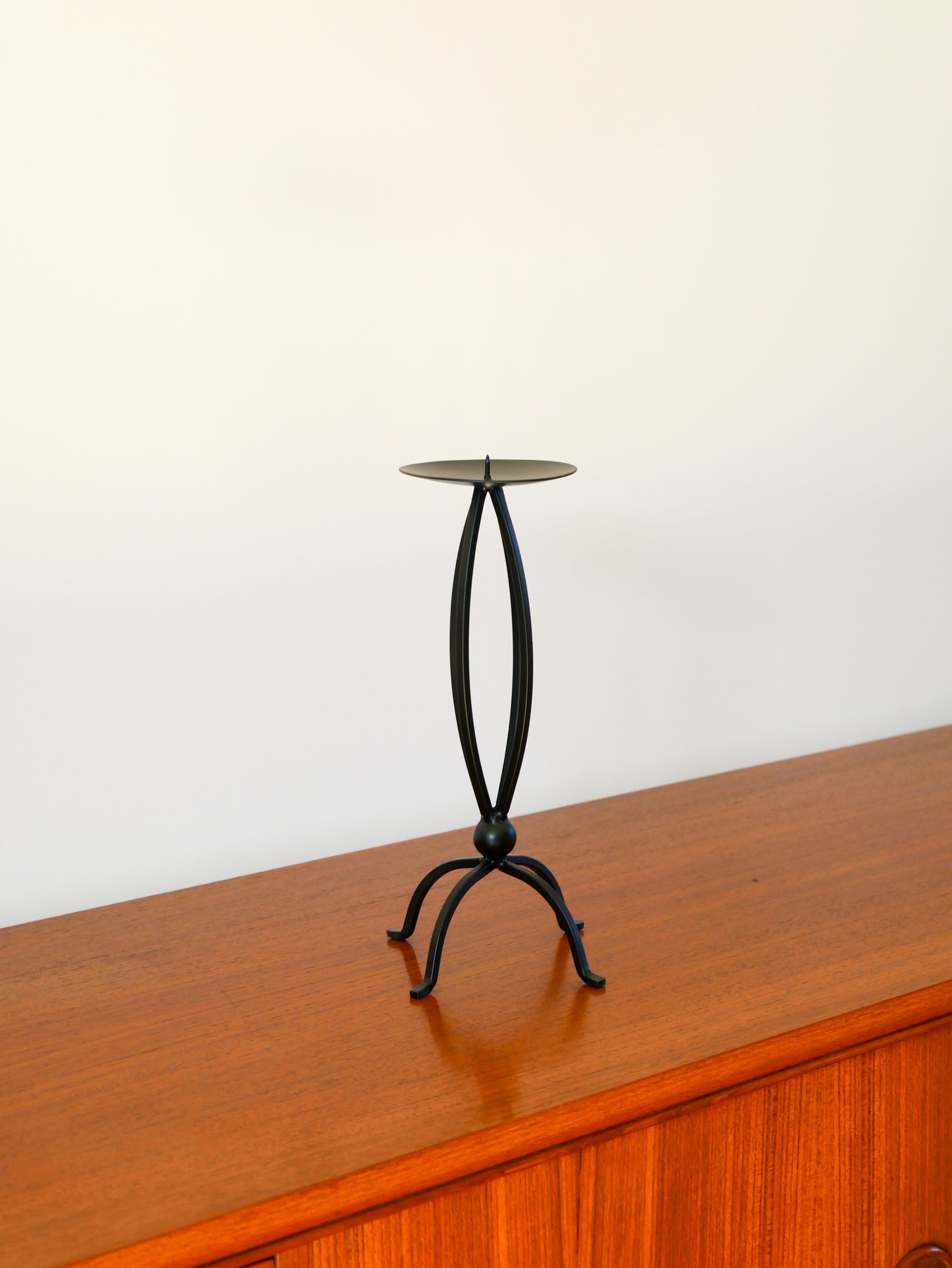 Chandelier en fer Noir, Brutaliste, 1970 - 30 cm