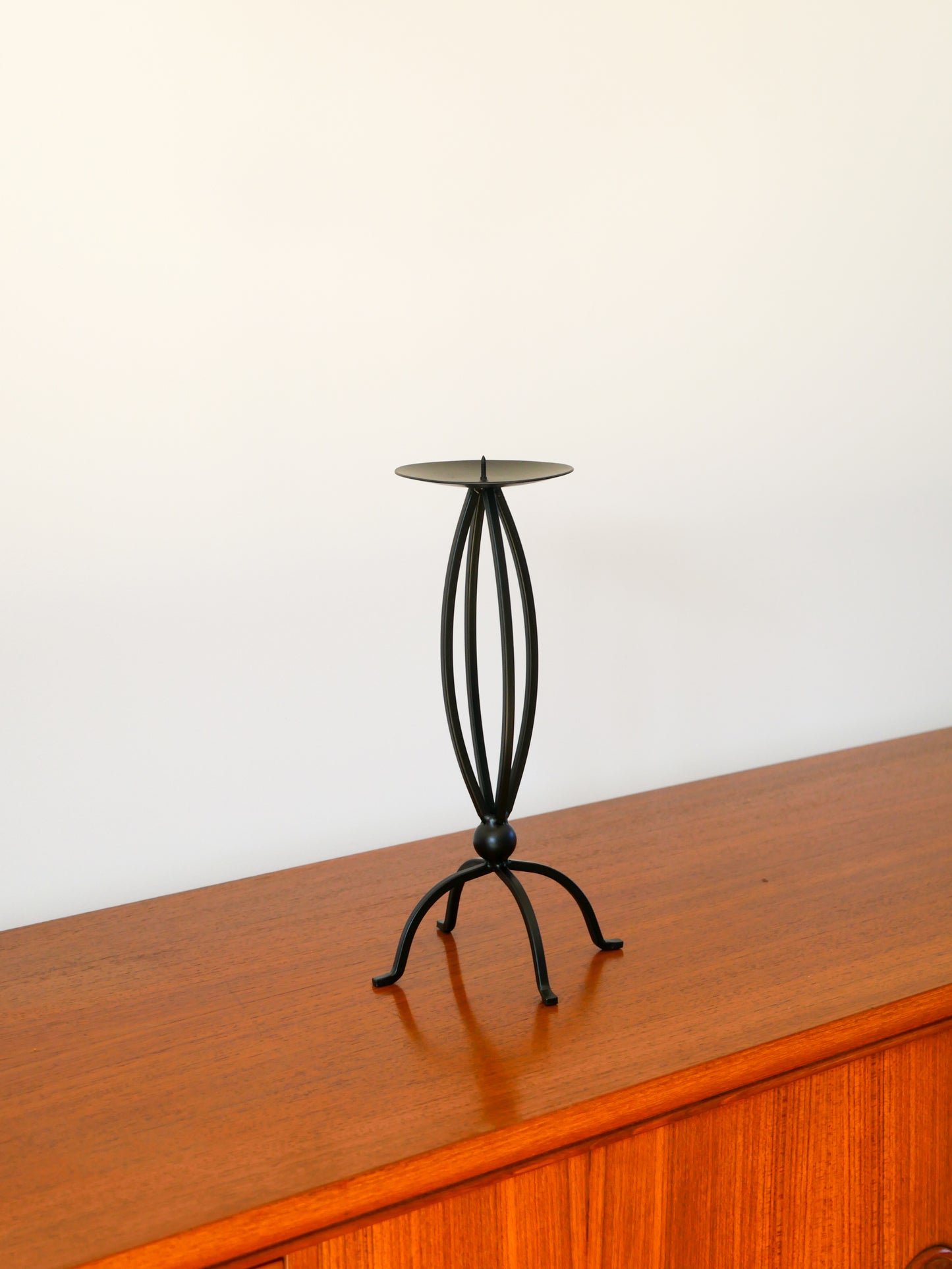 Chandelier en fer Noir, Brutaliste, 1970 - 30 cm