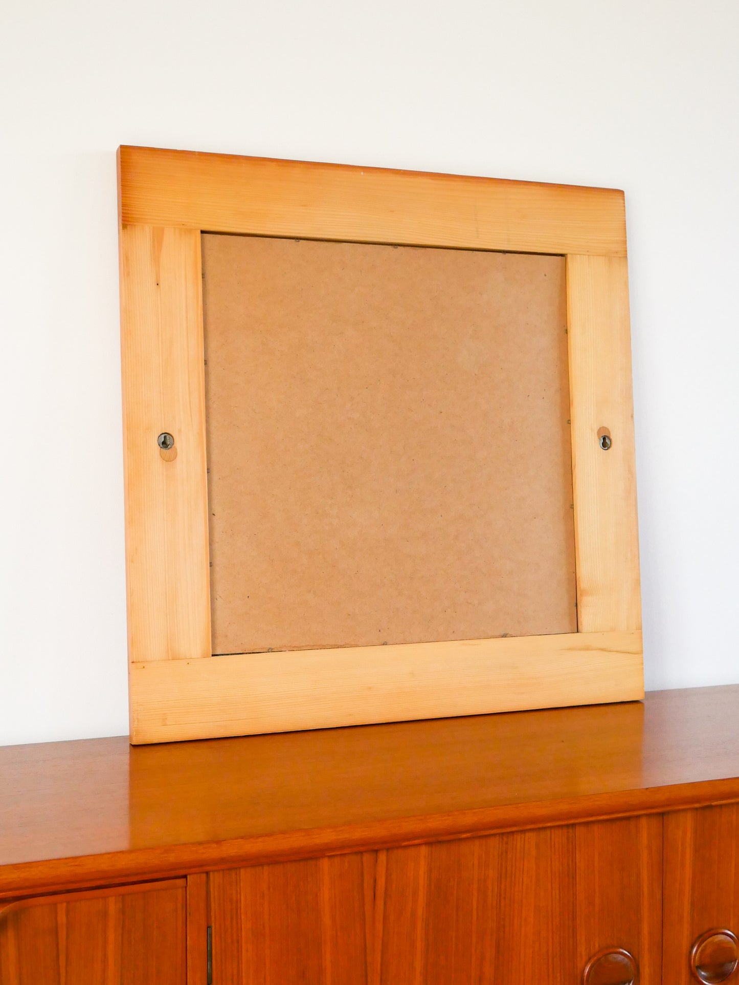 Grand miroir en pin, 1980