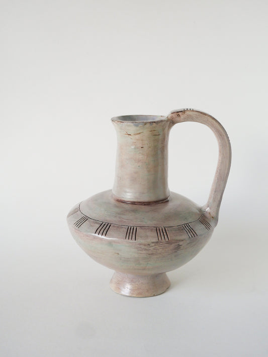 Grand vase en poterie, Style Brutaliste, 1970