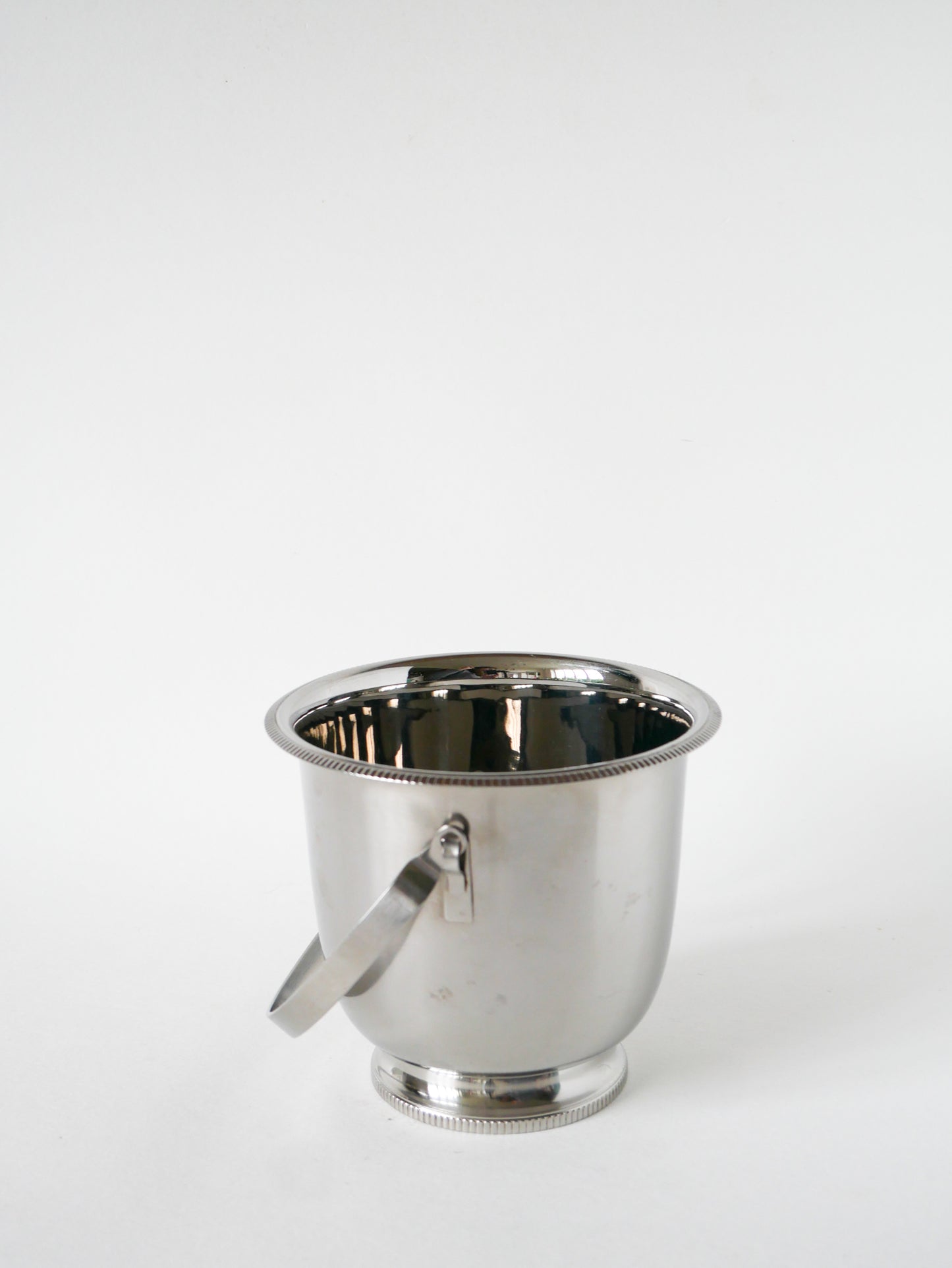 Seau.à glace en inox, Signé Royal BB, 1970