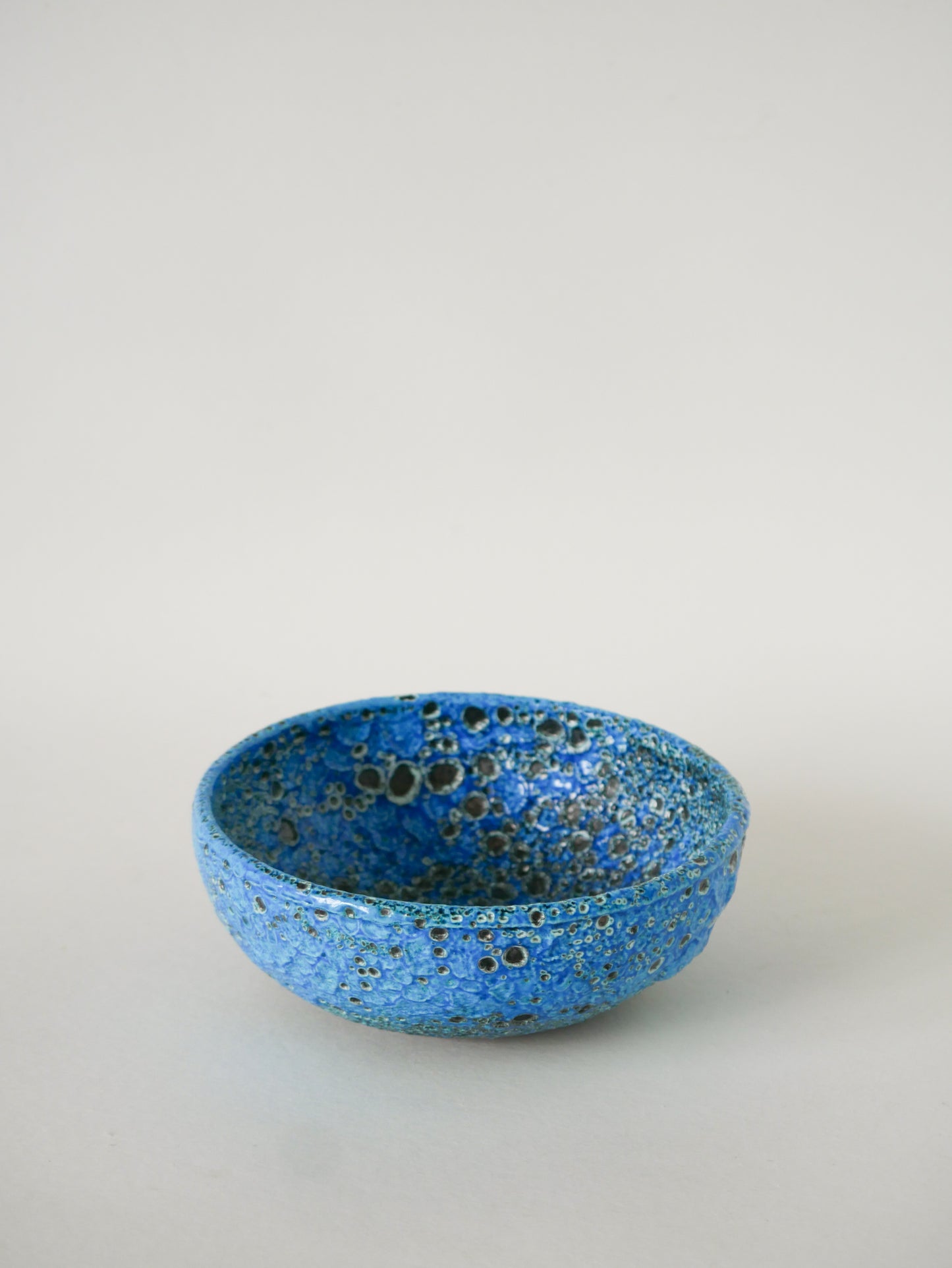 Vide-poche en Fat Lava, Bleu, 1970 - 15 X 5.5 cm