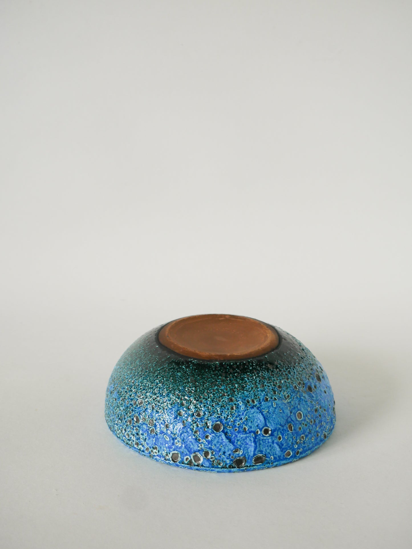 Vide-poche en Fat Lava, Bleu, 1970 - 15 X 5.5 cm