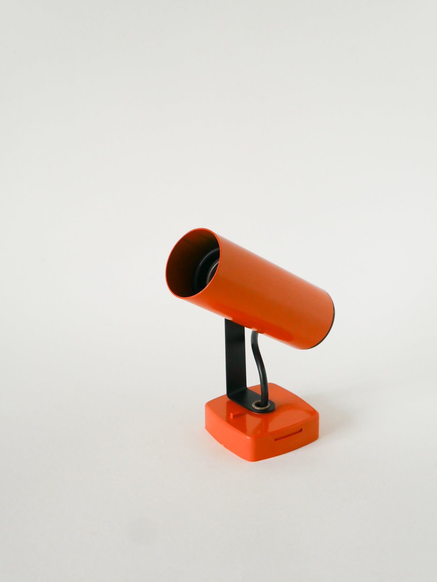 Applique Spot en métal, Orange, 1970