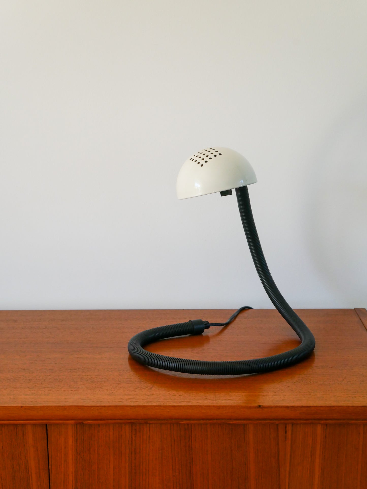 Lampe de bureau, en métal, Noir & Blanc, Cobra, 1980