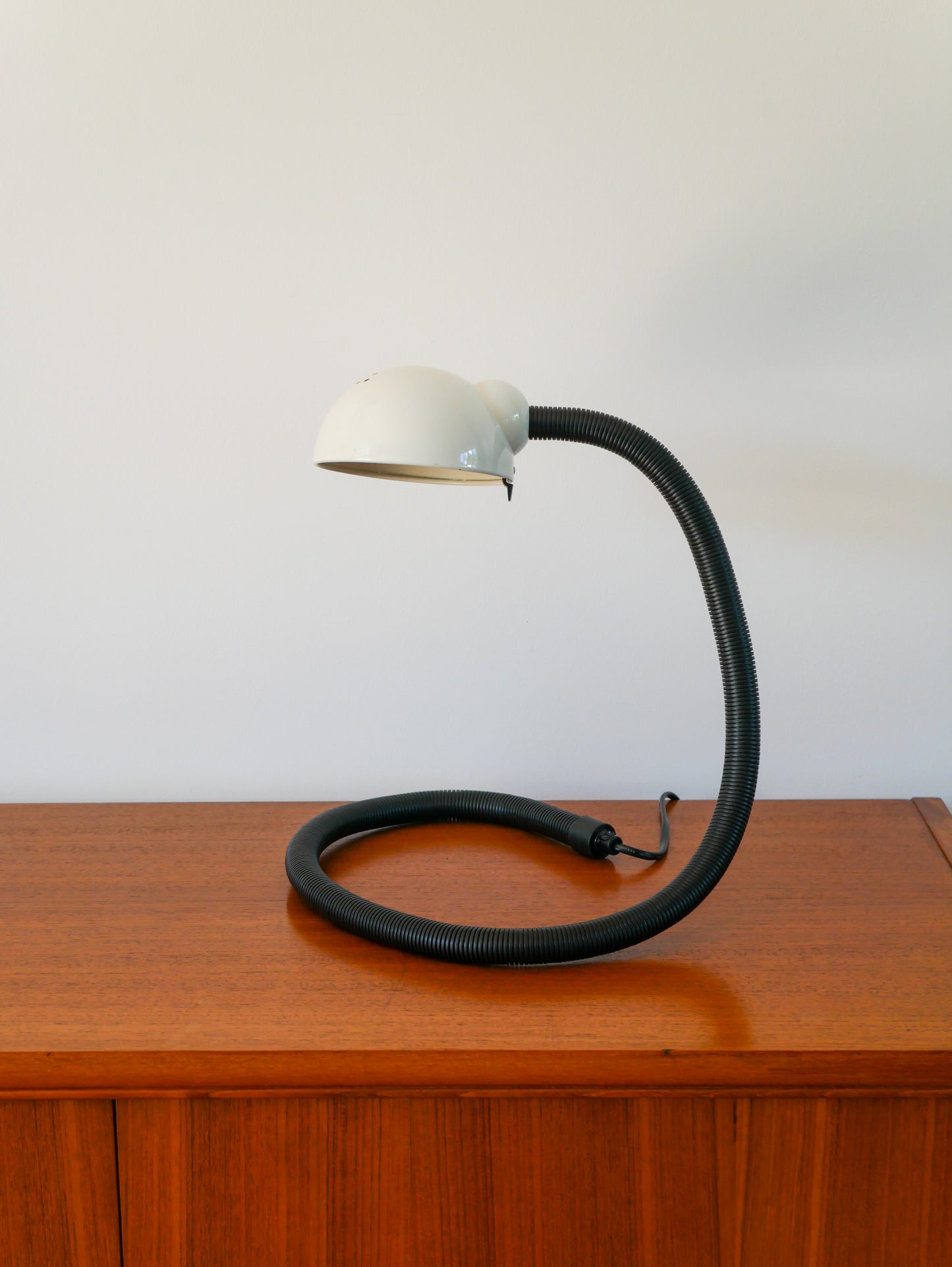 Lampe de bureau, en métal, Noir & Blanc, Cobra, 1980