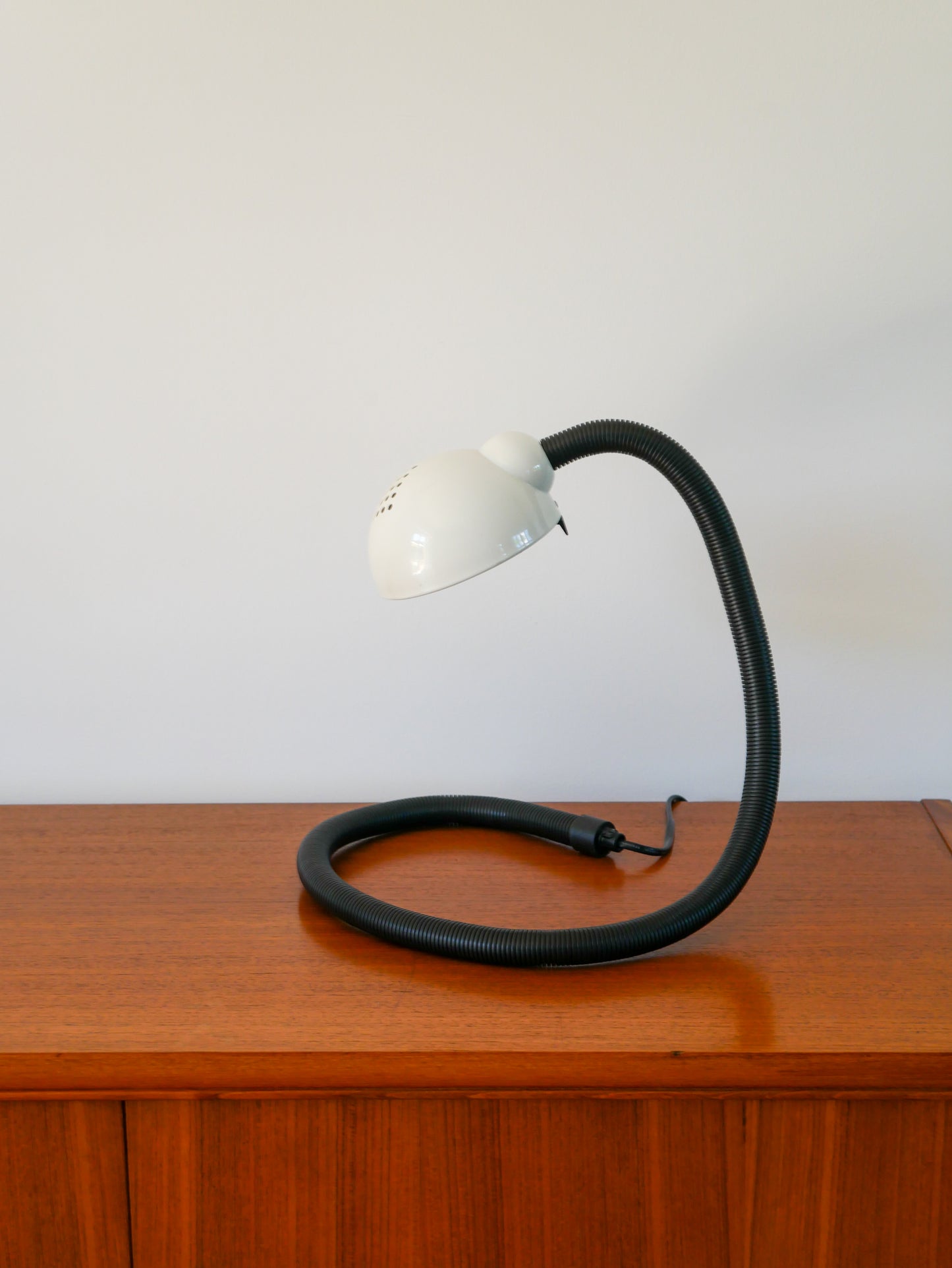 Lampe de bureau, en métal, Noir & Blanc, Cobra, 1980