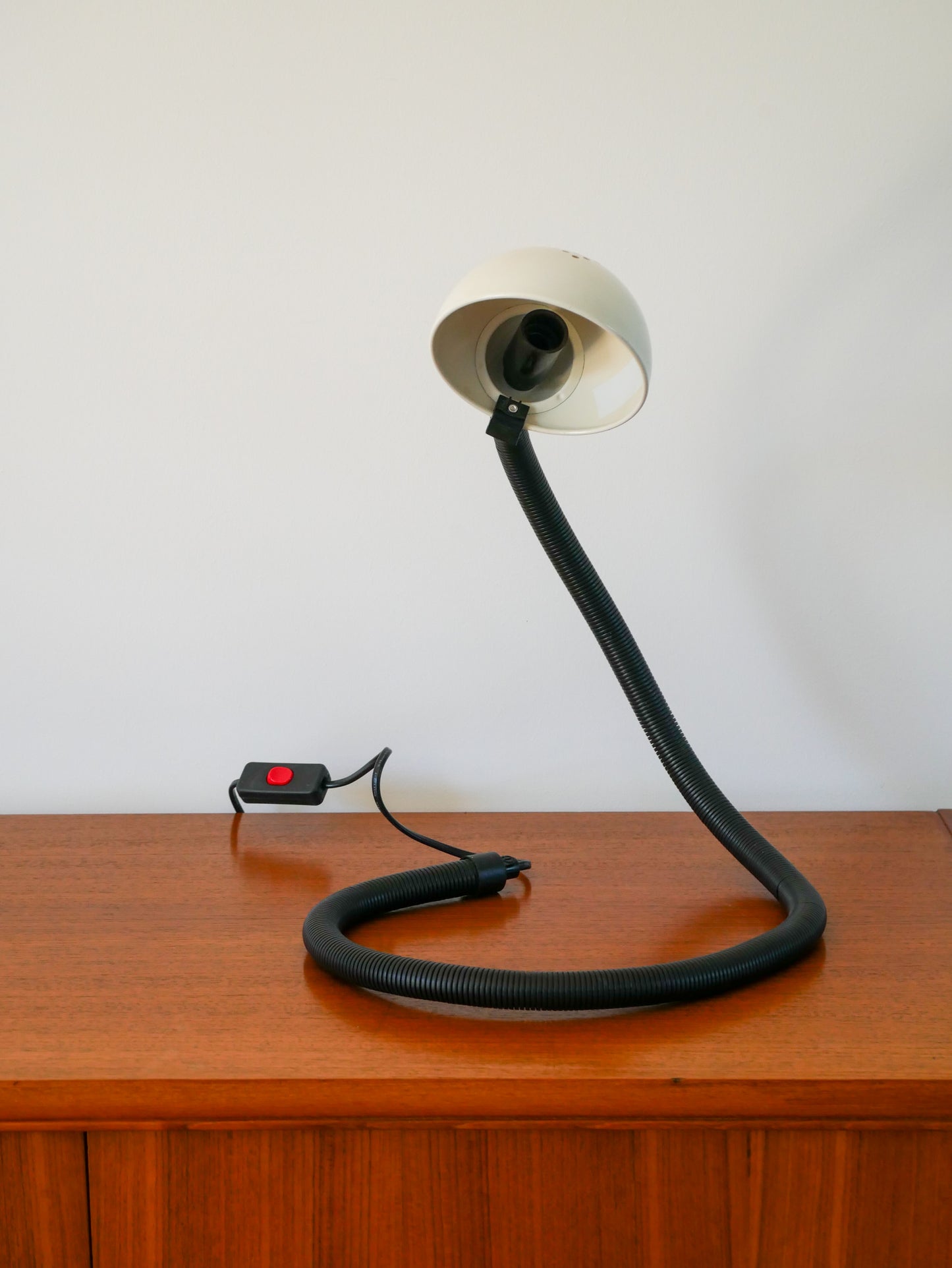 Lampe de bureau, en métal, Noir & Blanc, Cobra, 1980