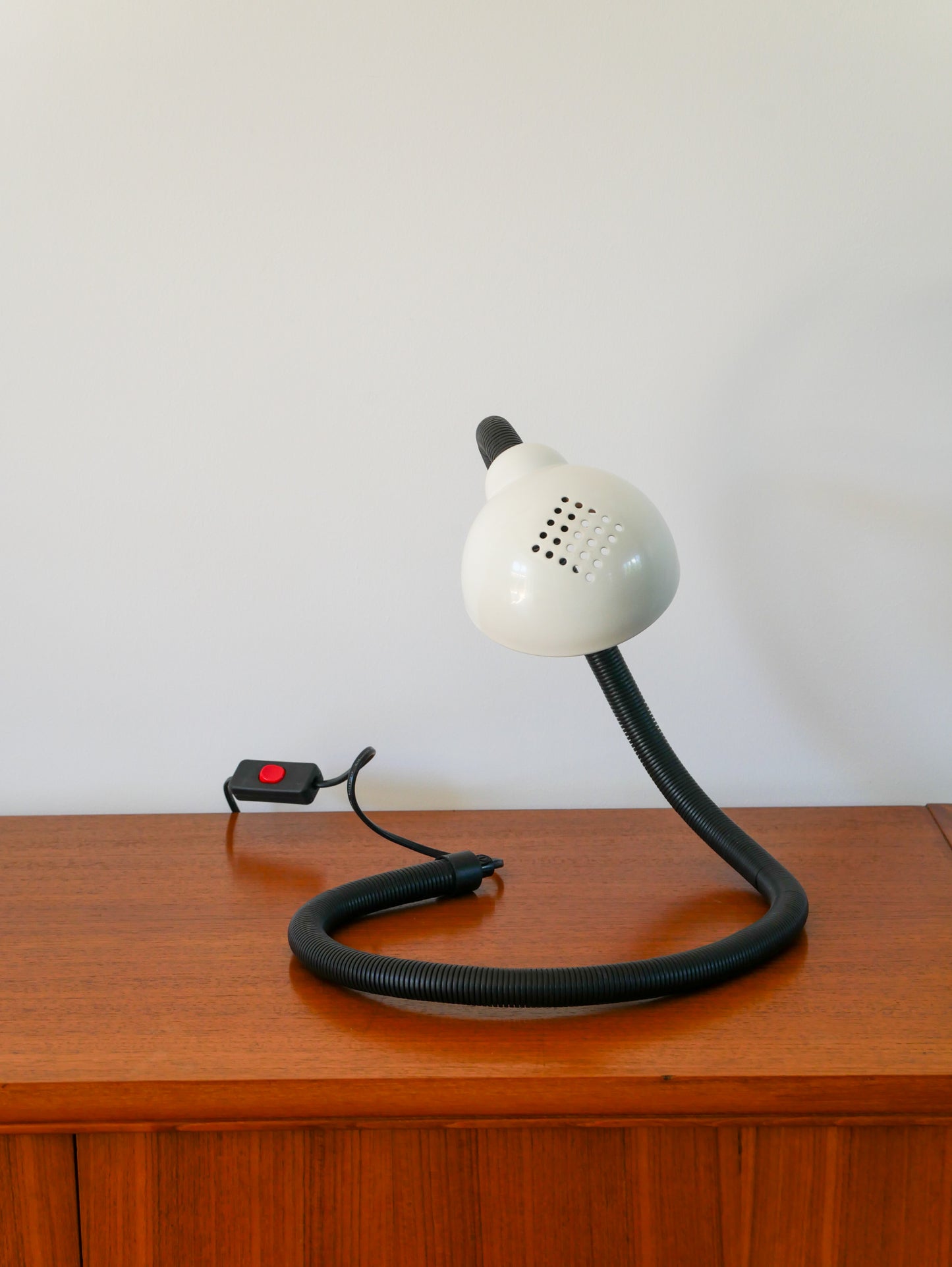 Lampe de bureau, en métal, Noir & Blanc, Cobra, 1980