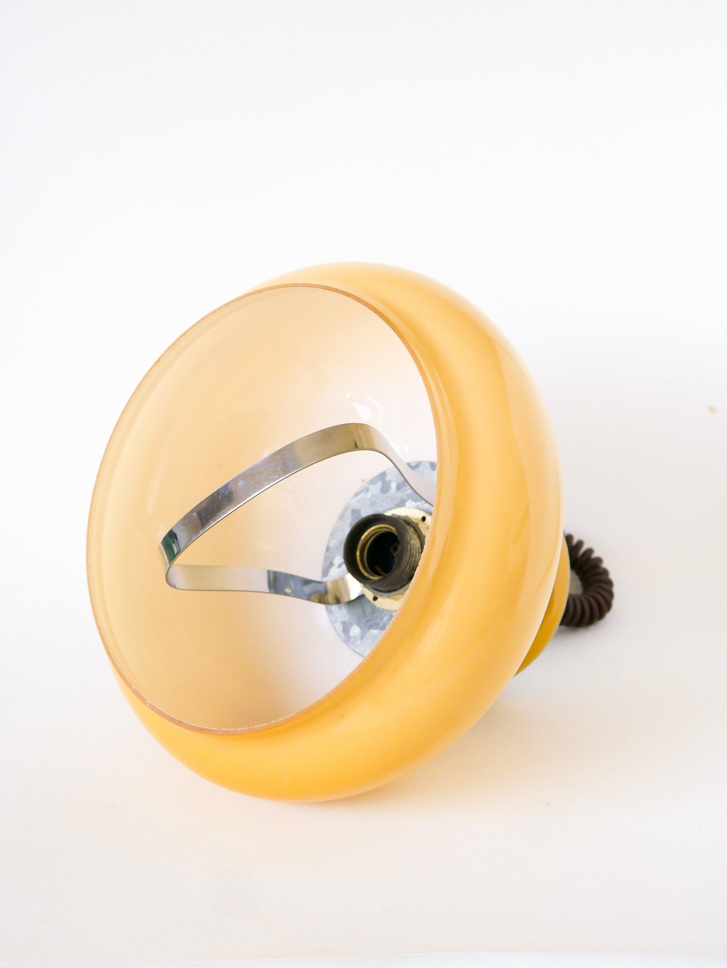 Suspension en opaline, Jaune, 1970