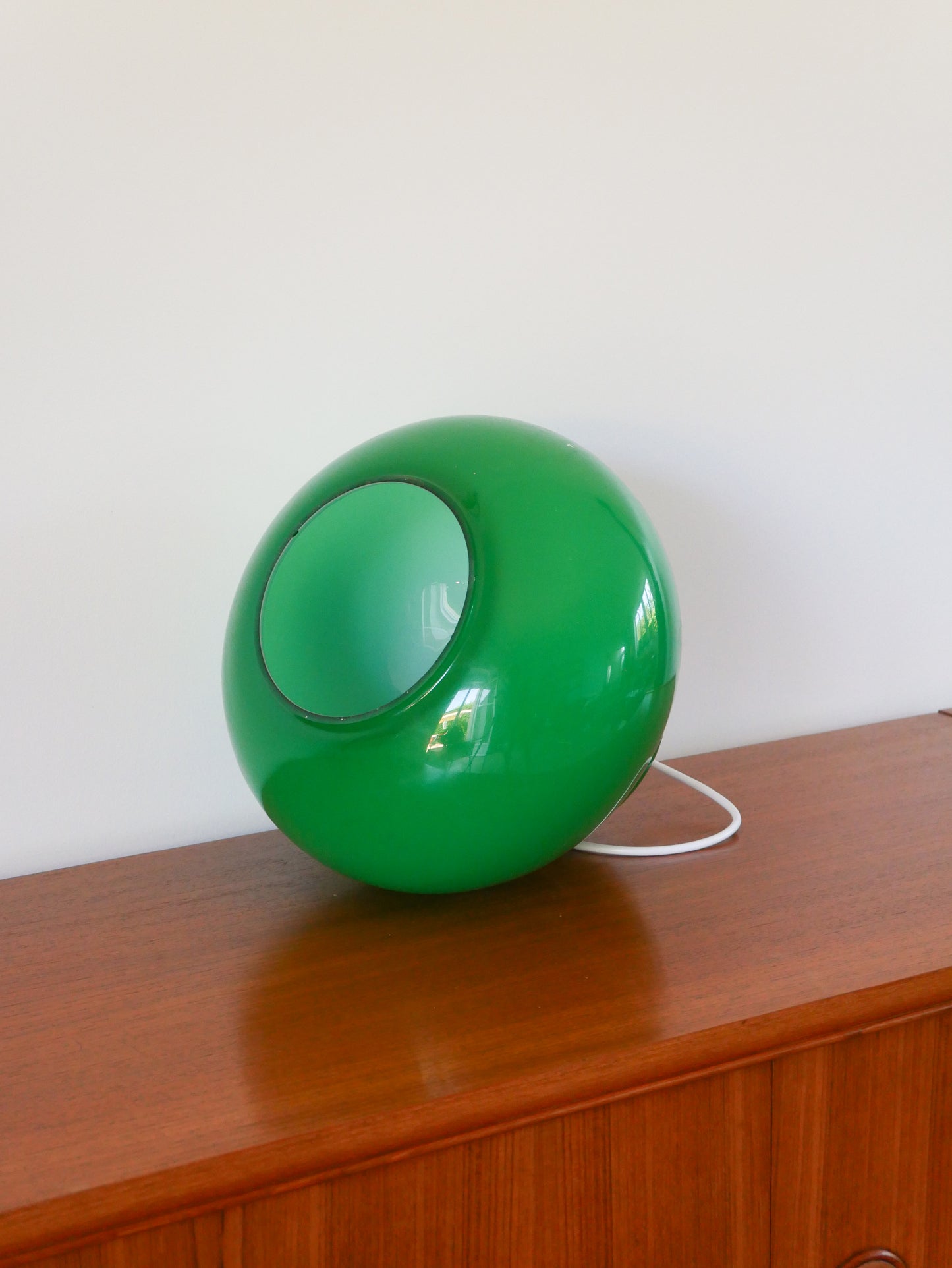 Suspension en opaline, Vert Jade, 1970