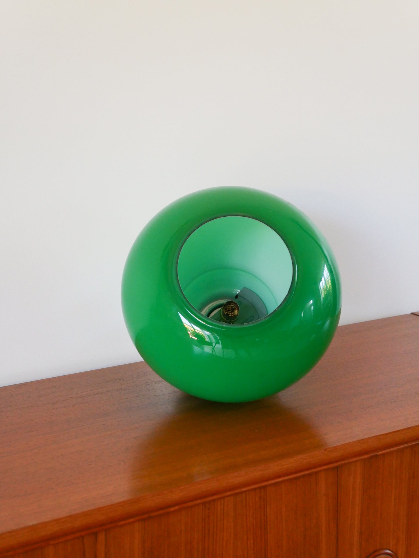 Suspension en opaline, Vert Jade, 1970