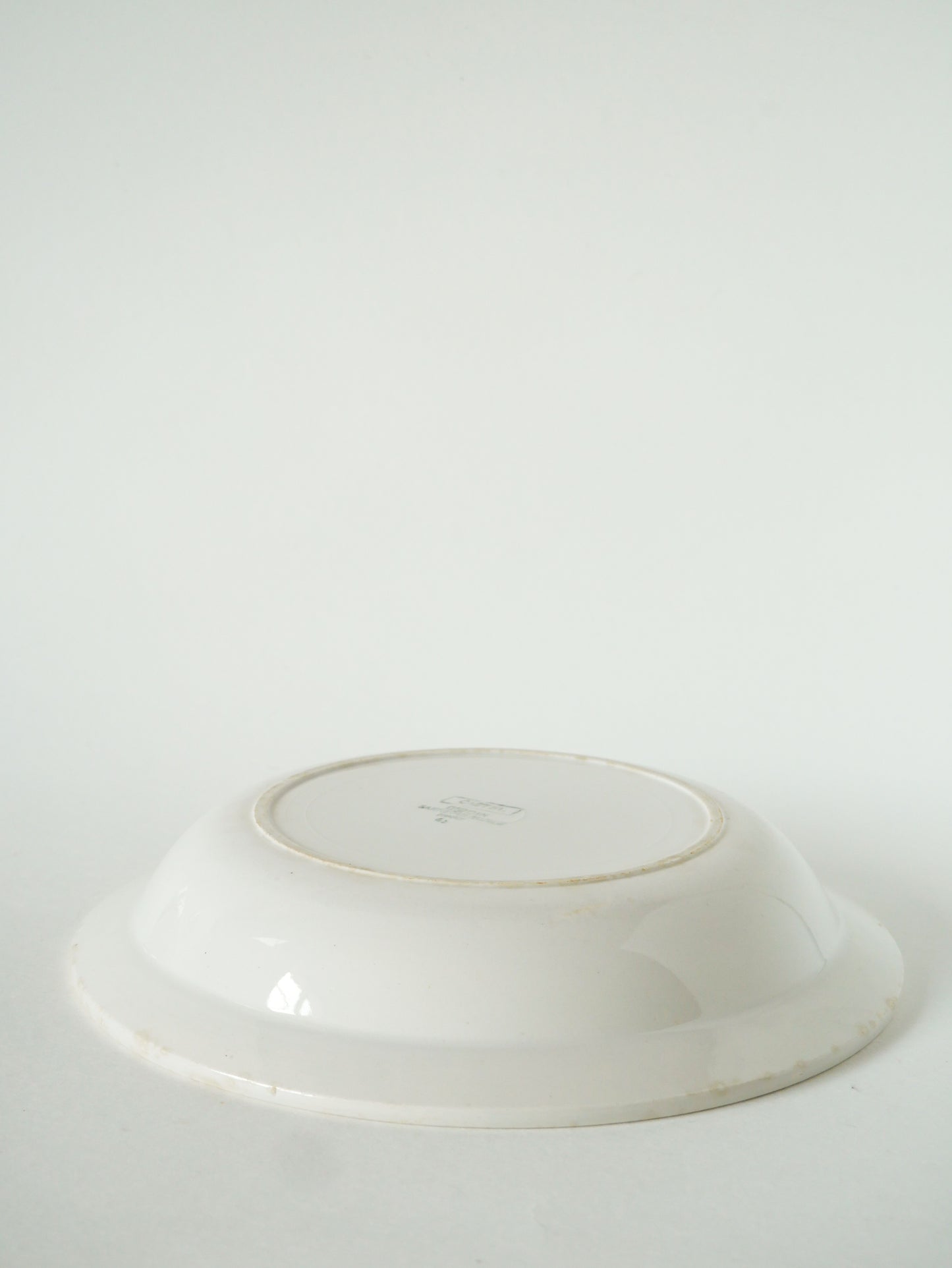 Plat creux Digoin motifs géométriques, Rose, 1960