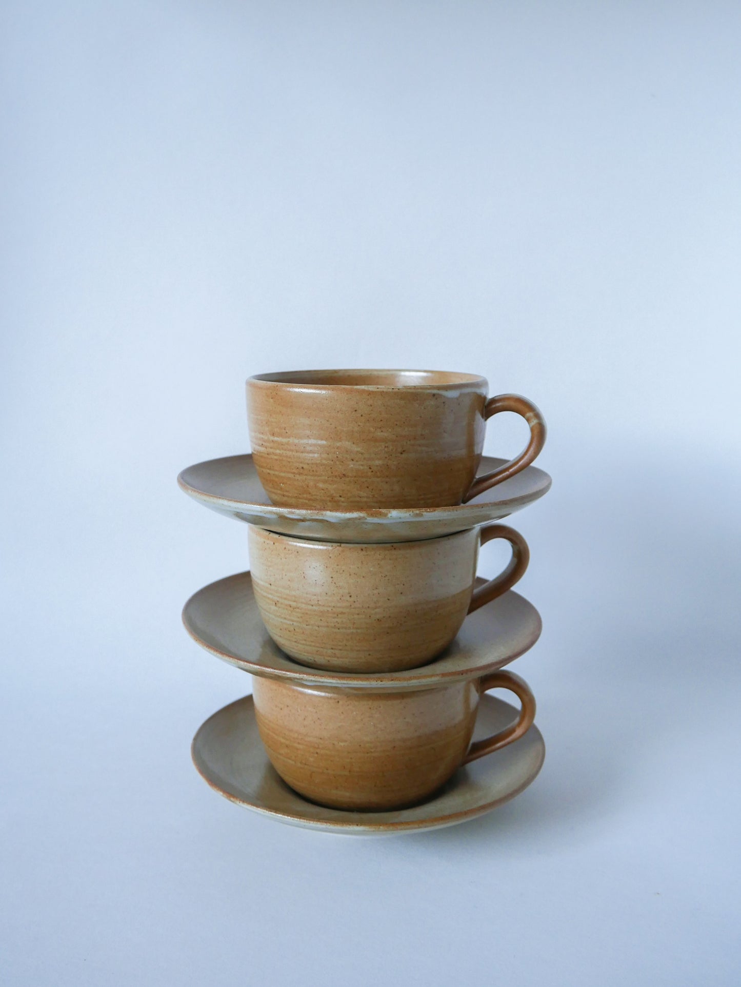 Grande tasse déjeuner en grès 1970