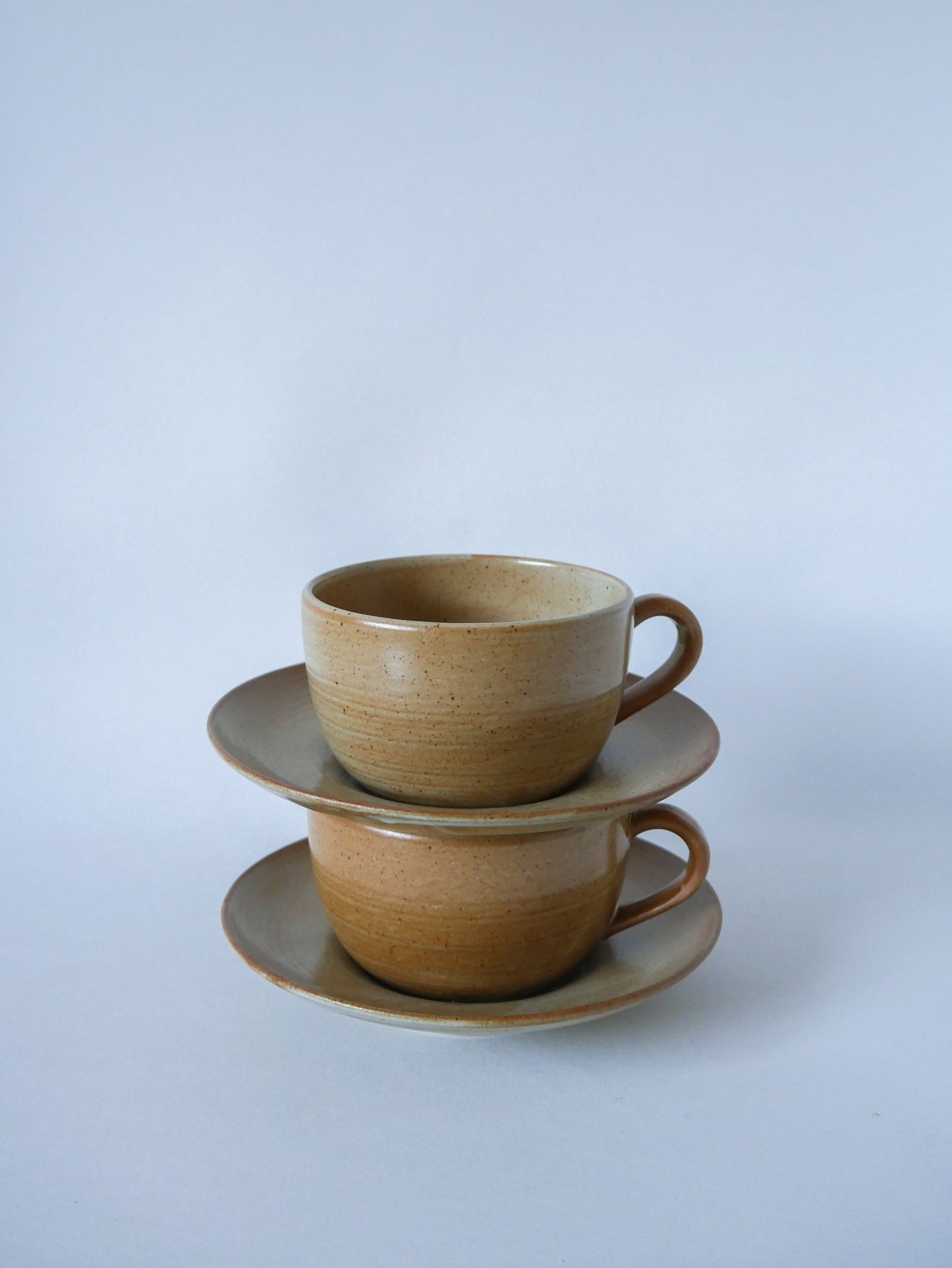 Grande tasse déjeuner en grès 1970