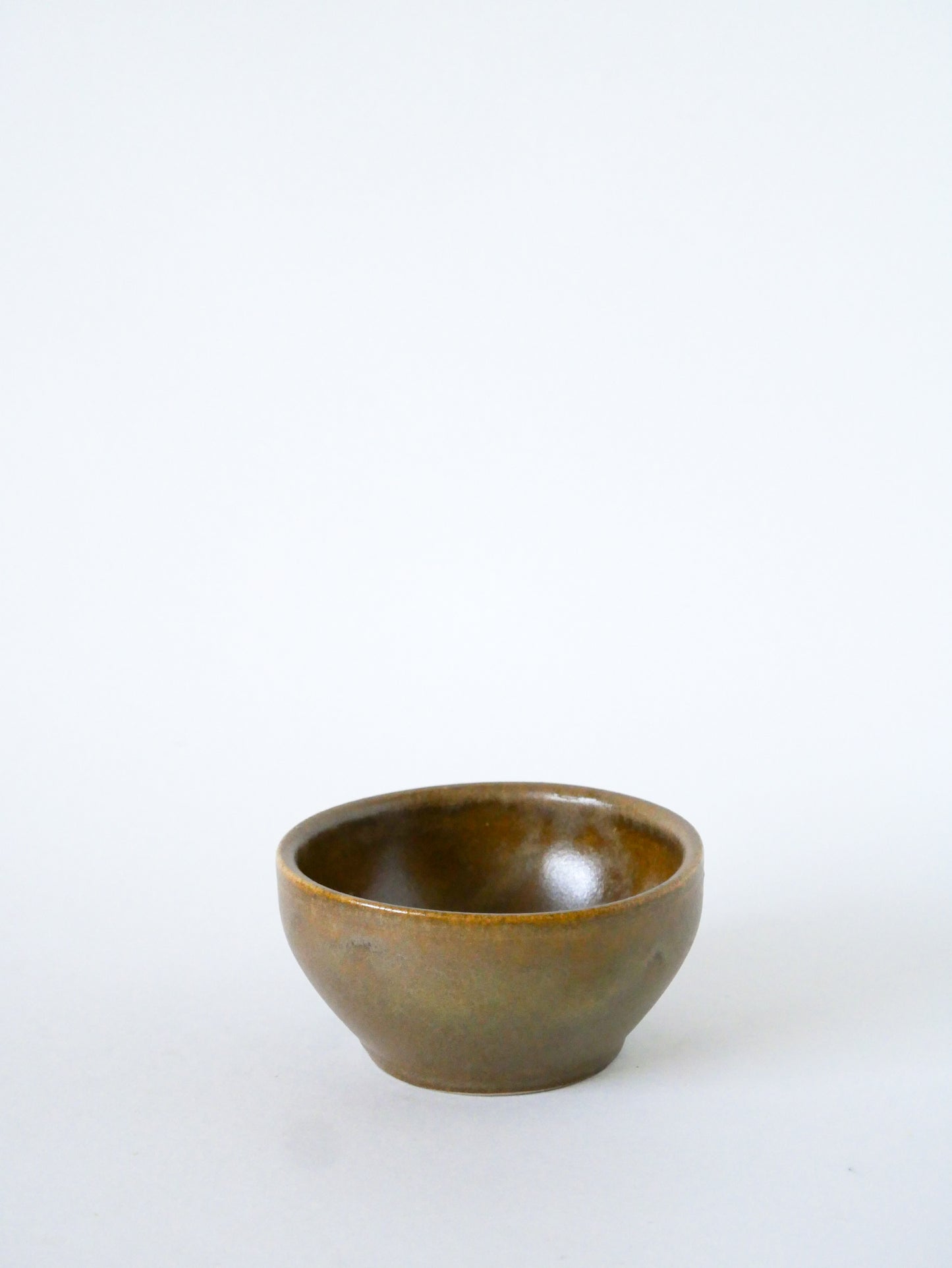 Ensemble de 3 petits bols en grès, Digoin Sarreguemines, Marron, 1970