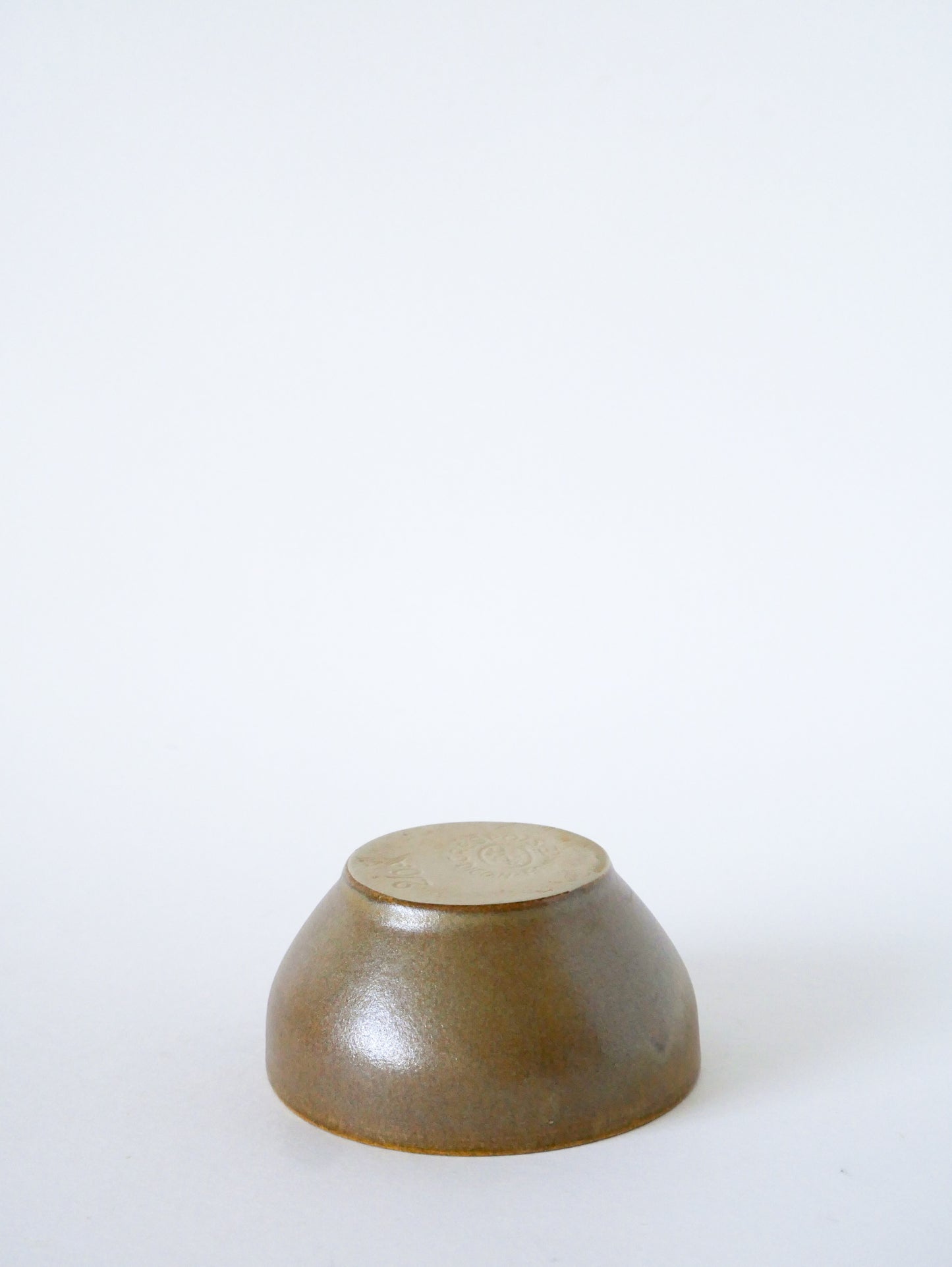 Ensemble de 3 petits bols en grès, Digoin Sarreguemines, Marron, 1970