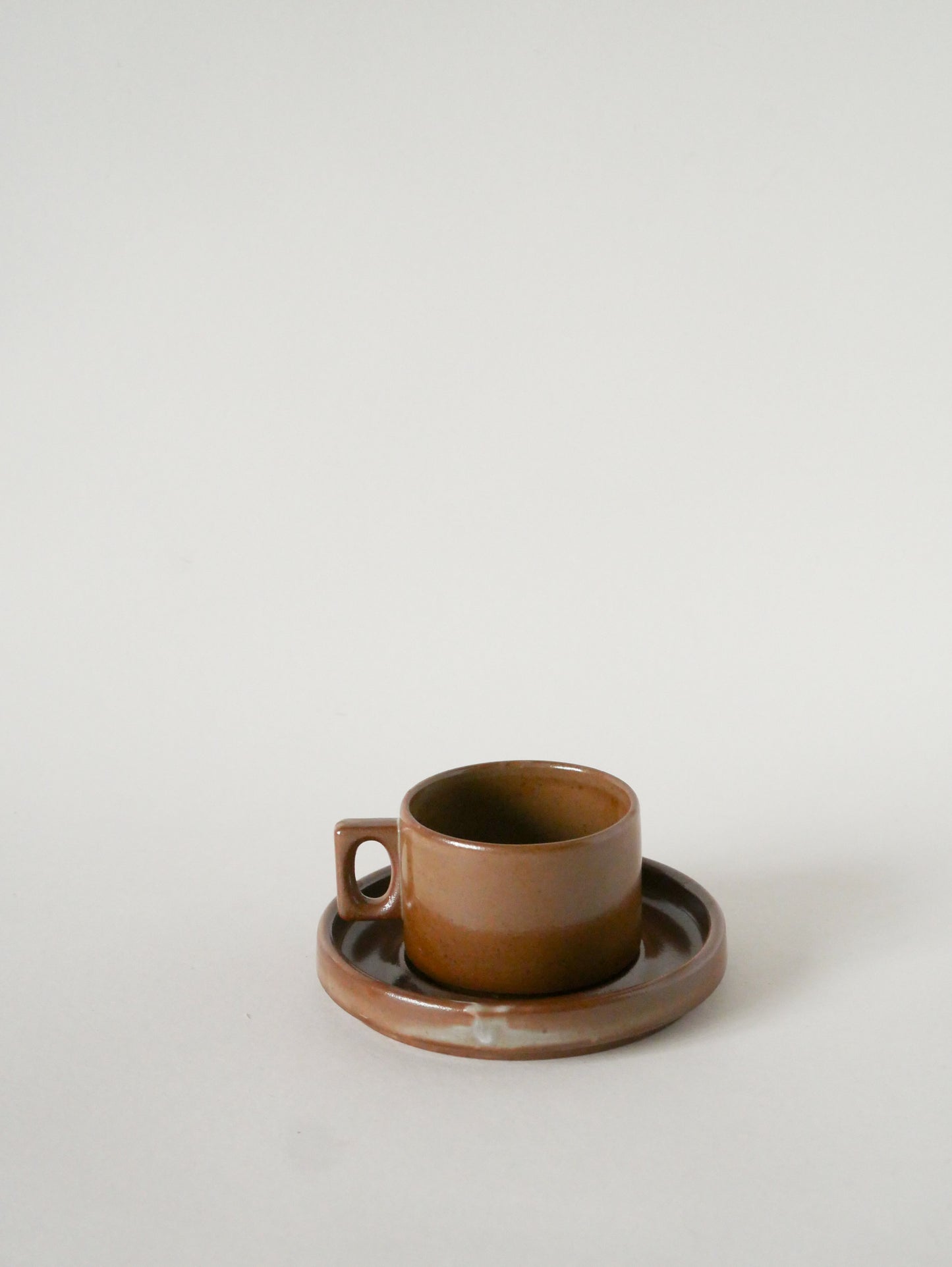 Duo de tasses à café en grès, 1970