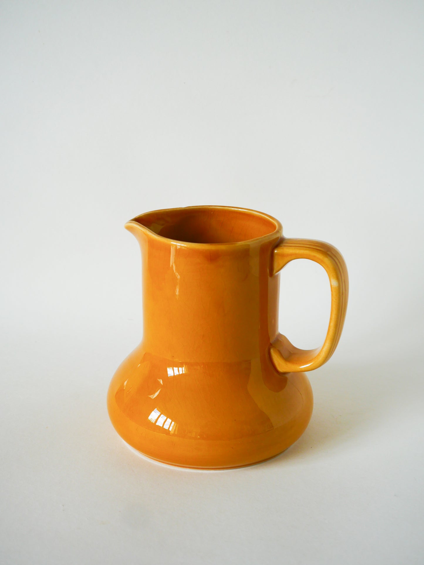 Pichet en céramique, Jaune, Design, 1960