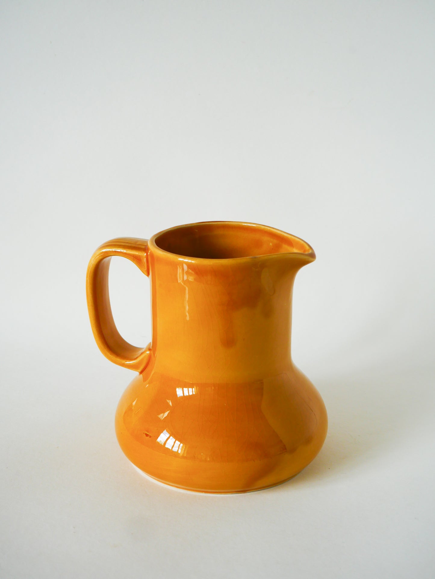 Pichet en céramique, Jaune, Design, 1960