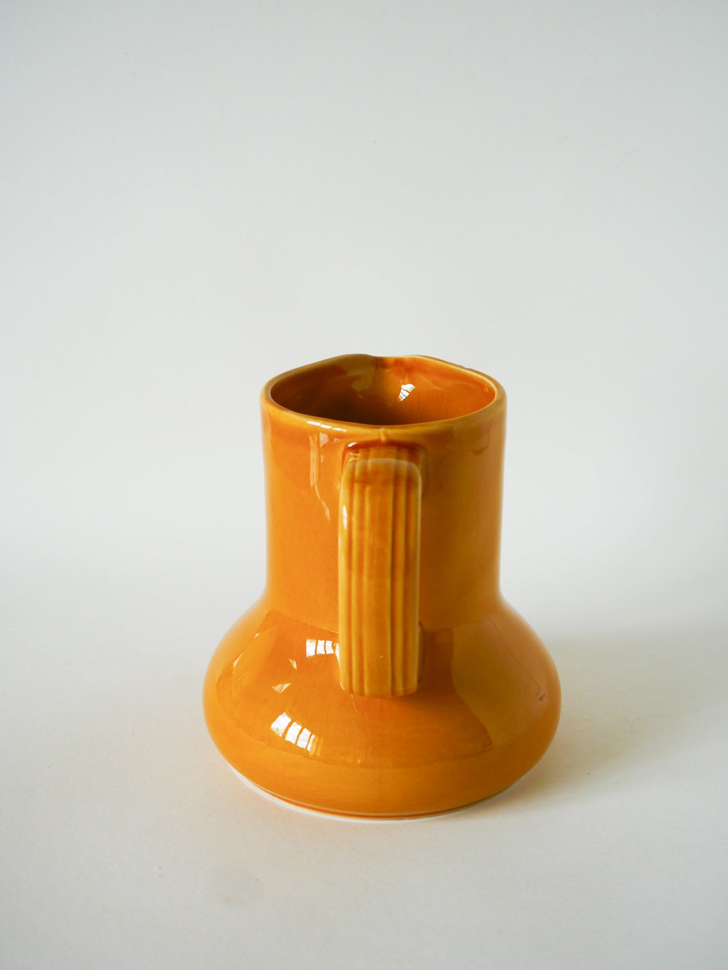 Pichet en céramique, Jaune, Design, 1960