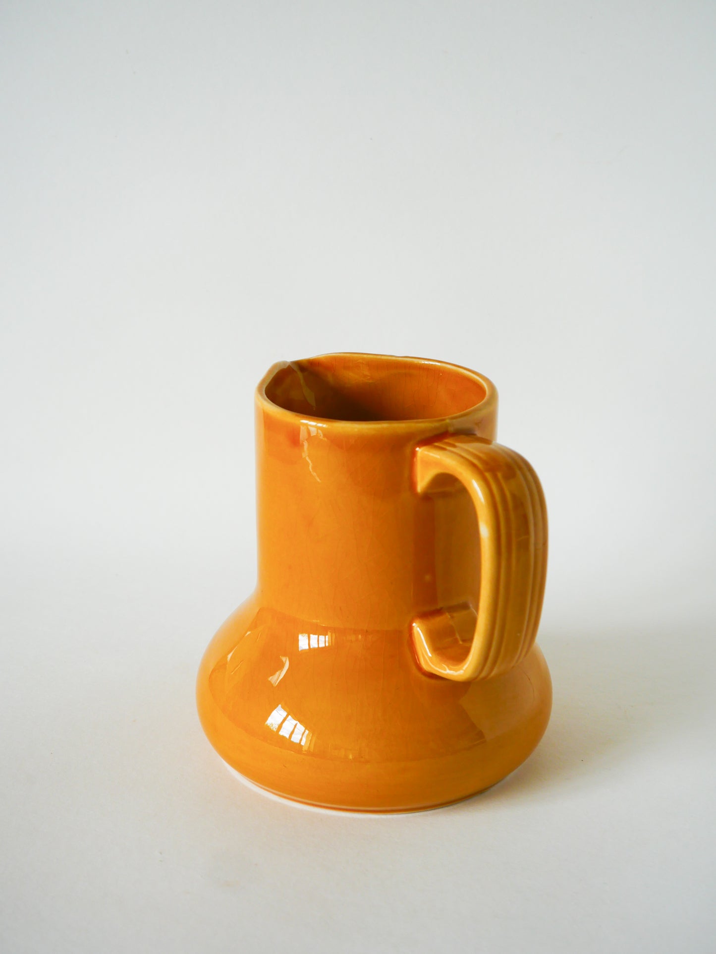 Pichet en céramique, Jaune, Design, 1960