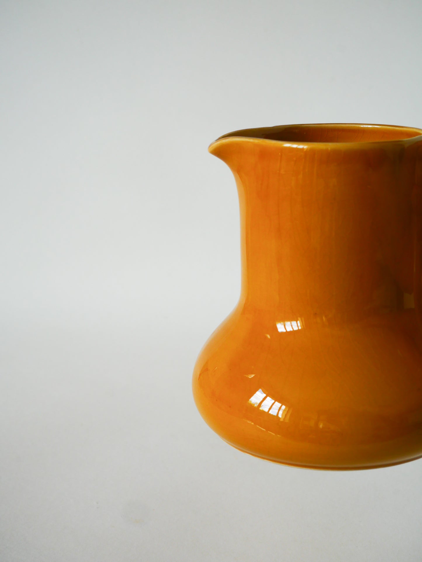 Pichet en céramique, Jaune, Design, 1960