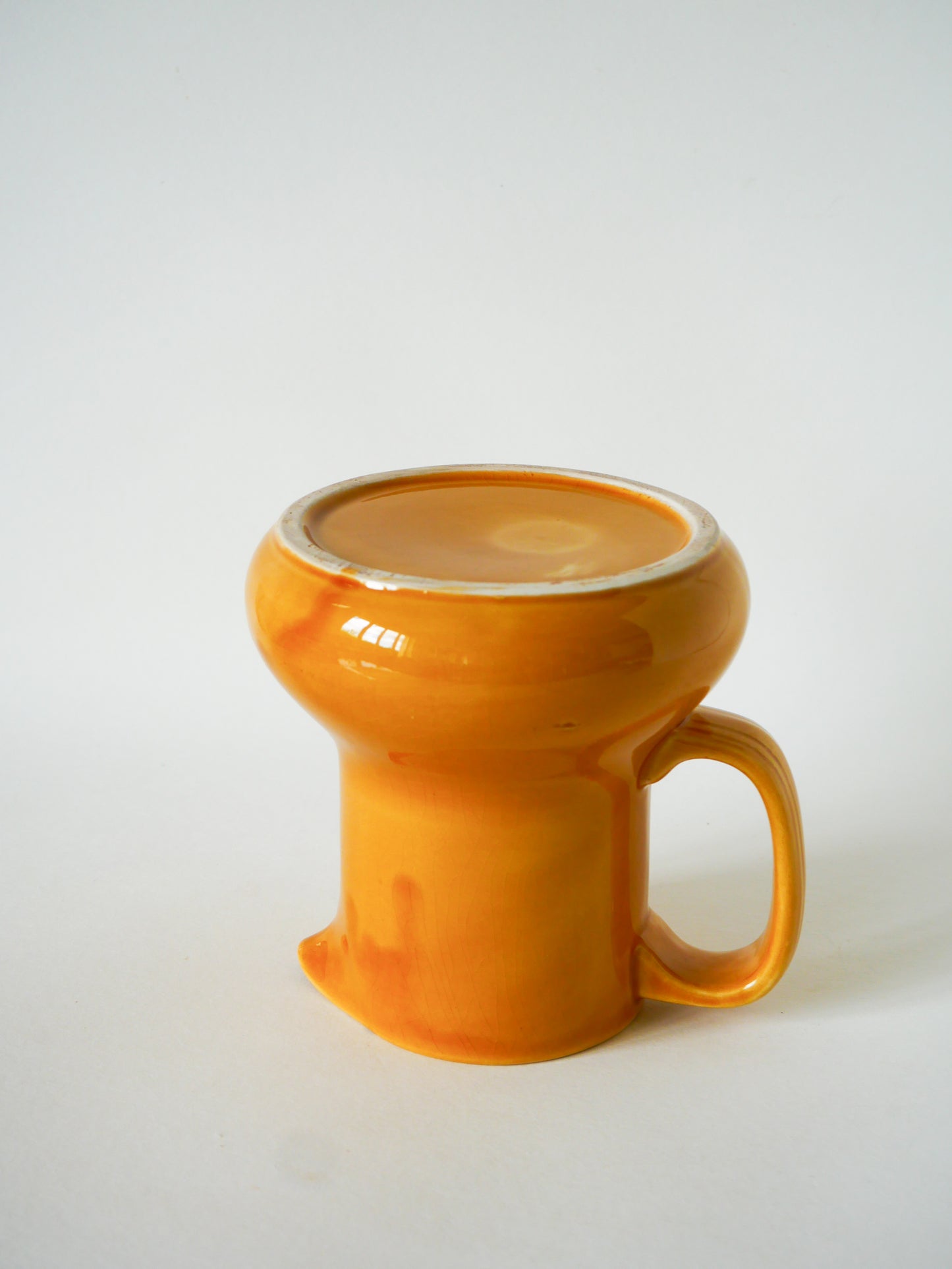 Pichet en céramique, Jaune, Design, 1960