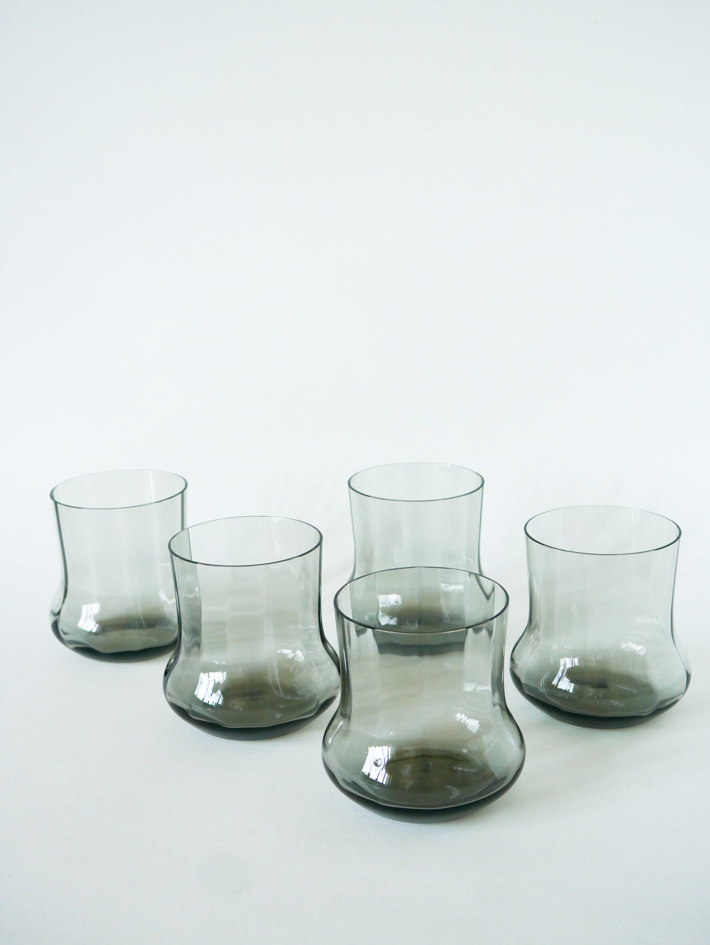 Ensemble composé d'une carafe et de 5 grands verres Long Drink, Design, 1960