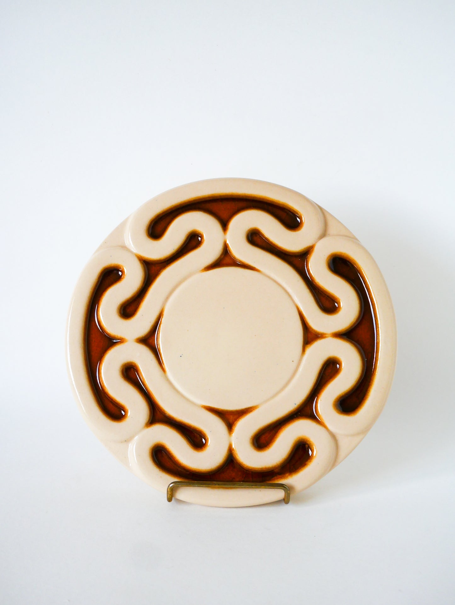 Dessous de plat en céramique, Jaune, 1930
