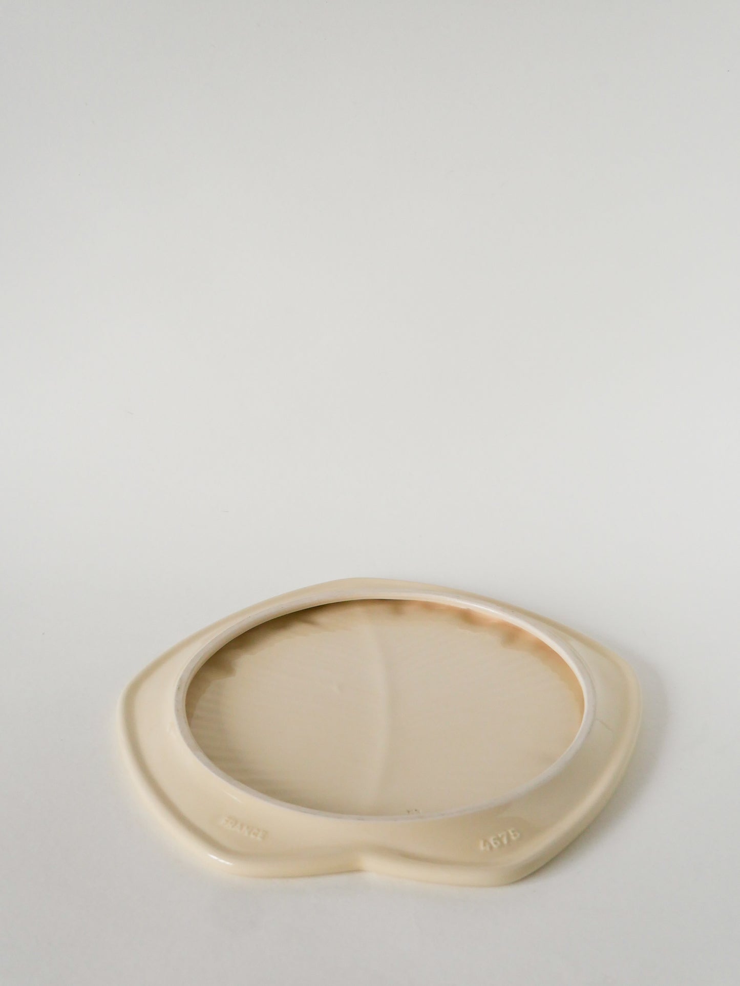 Dessous de plat en céramique modèle Feuille, Verceram, Marron, 1960