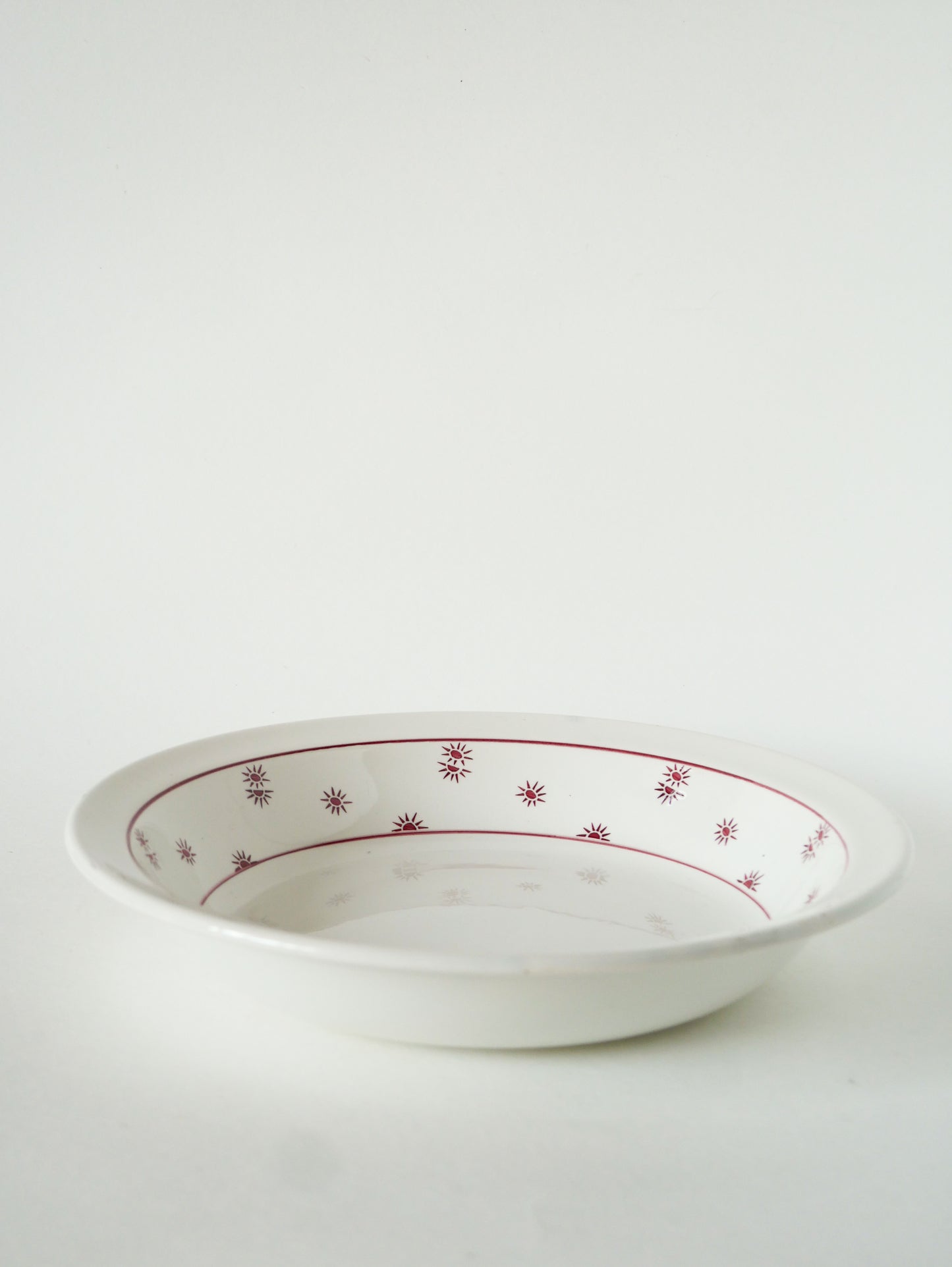 Plat creux Digoin Sarreguemines, modèle Andrée, 1960