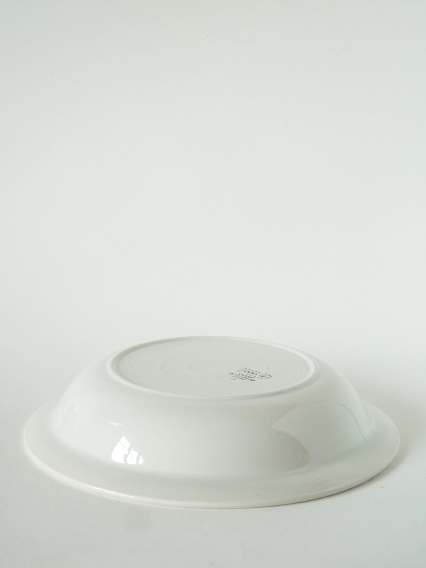 Plat creux Digoin Sarreguemines, modèle Andrée, 1960