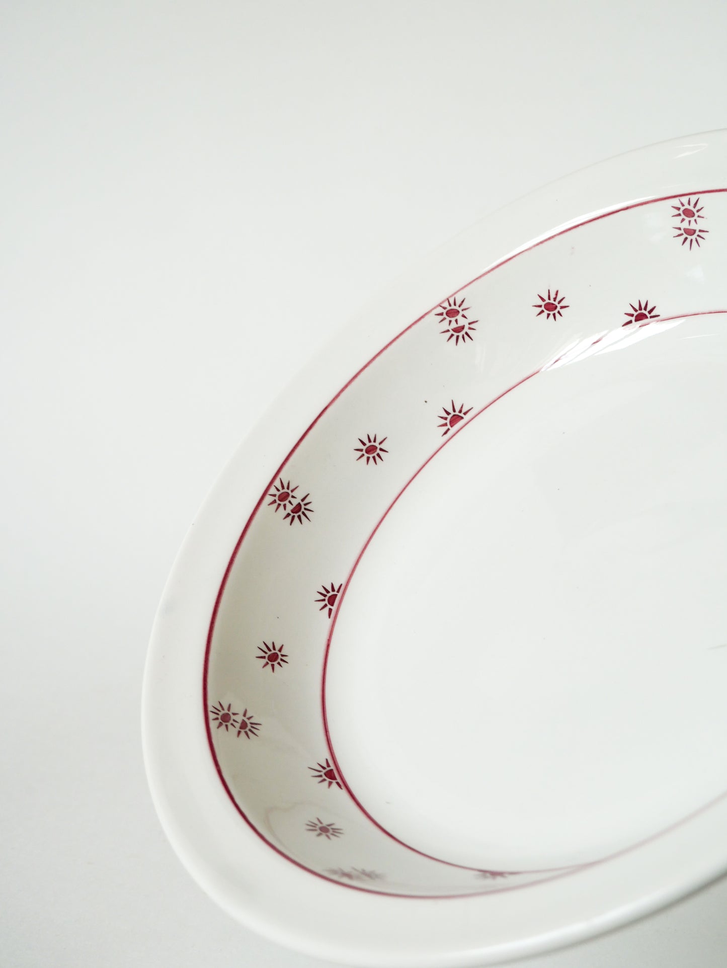 Plat creux Digoin Sarreguemines, modèle Andrée, 1960