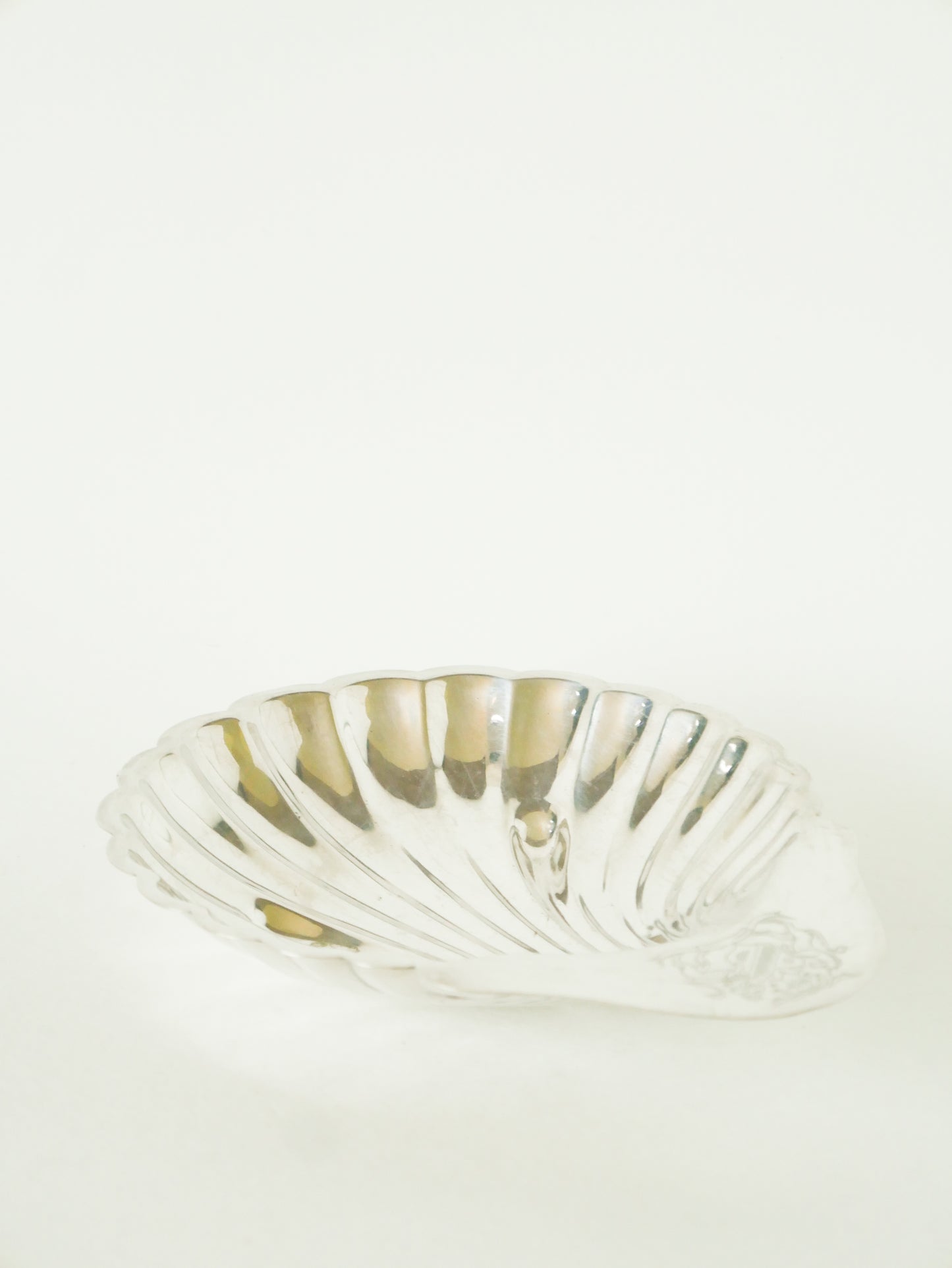 Coupe coquillage en inox, 1970
