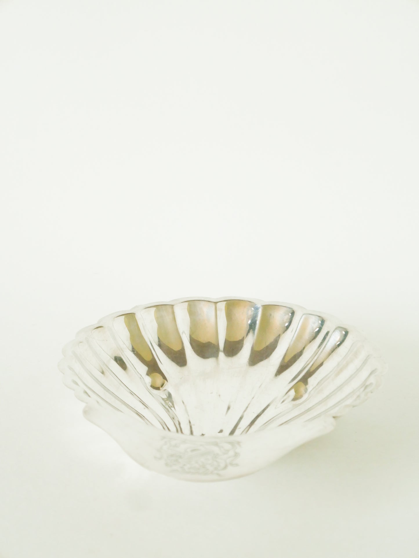 Coupe coquillage en inox, 1970