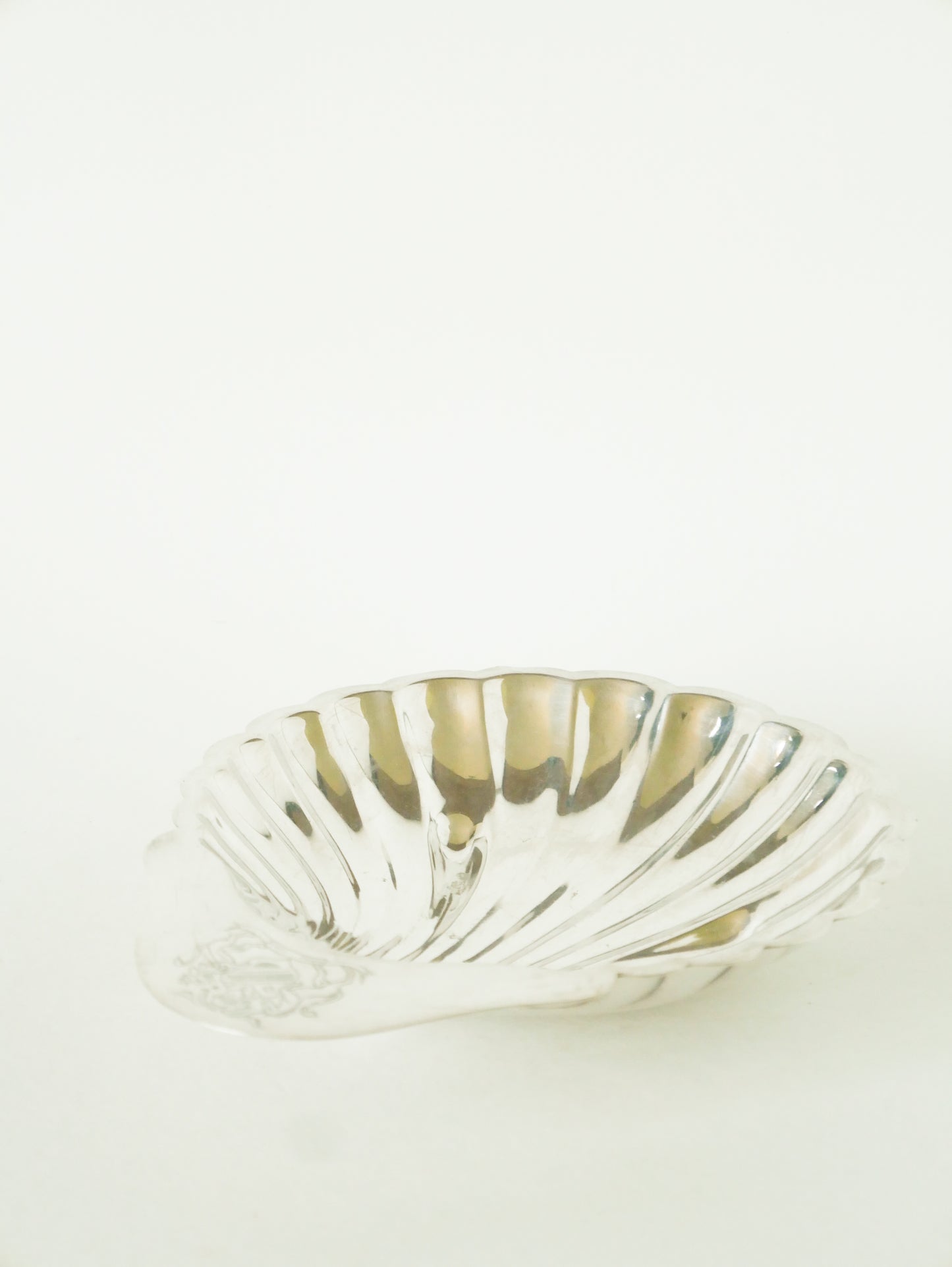 Coupe coquillage en inox, 1970
