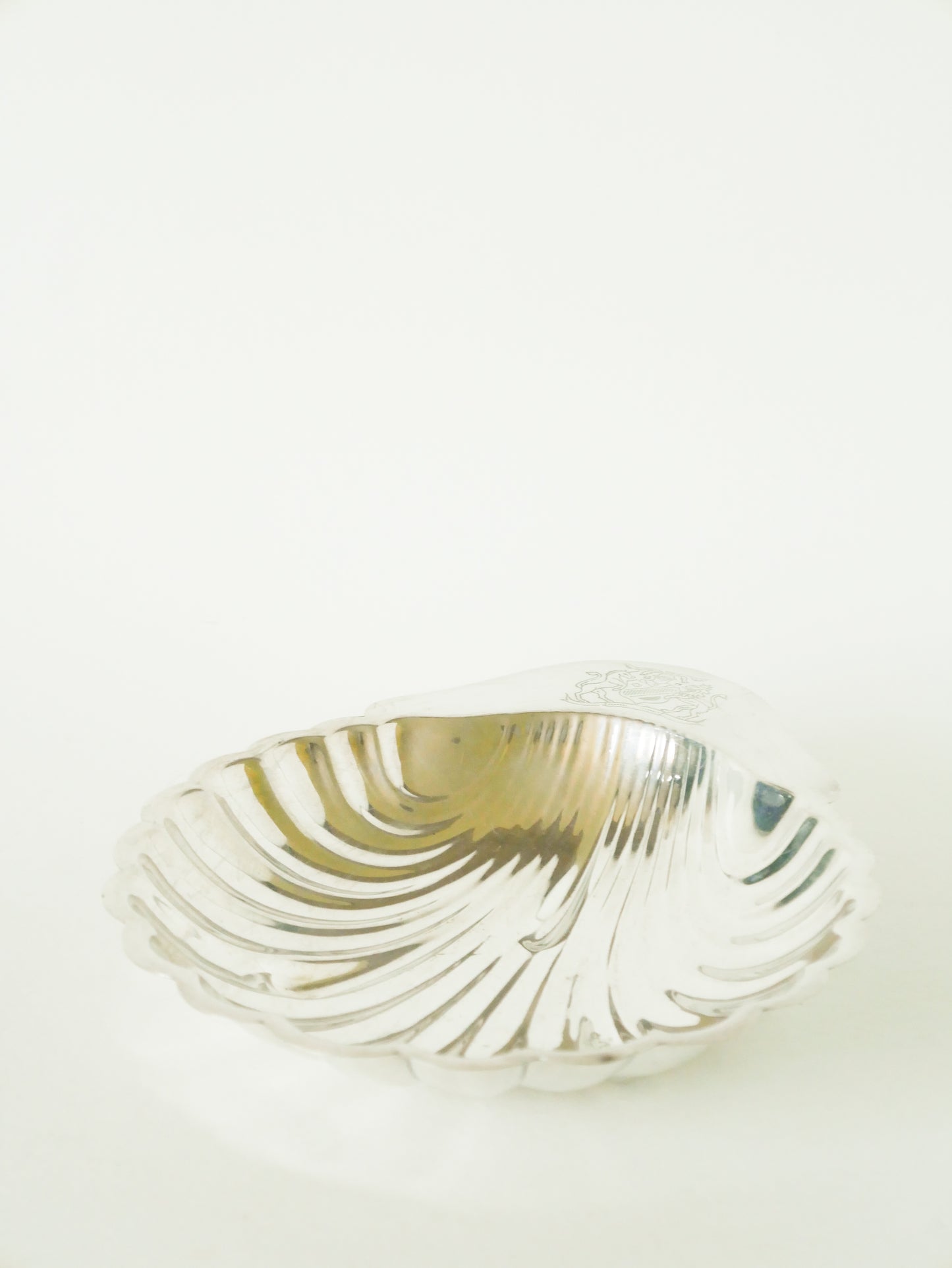 Coupe coquillage en inox, 1970