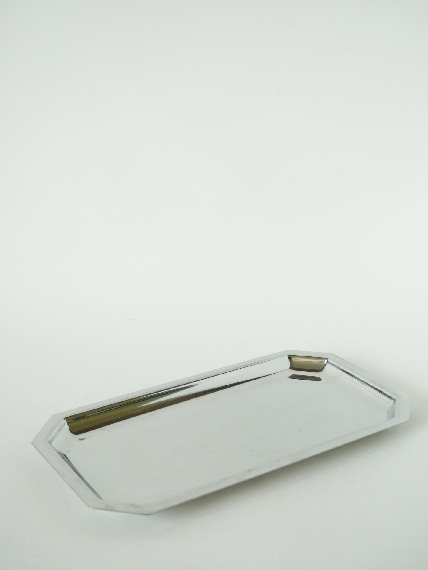 Petit plat en inox, Rectangulaire, Design, 1970 - 27.5 X 15.5 cm