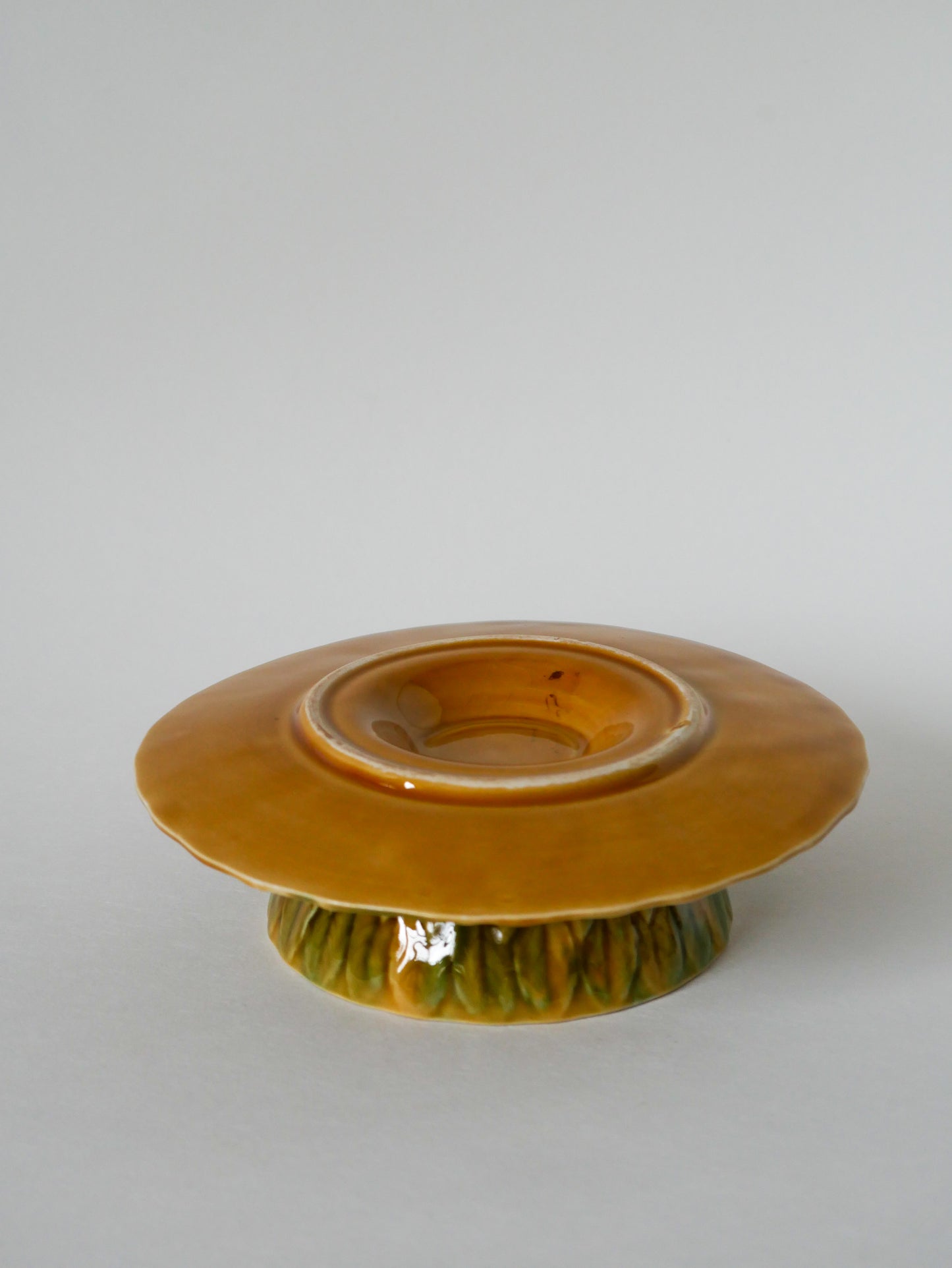 Saucière / bol en barbotine, Digoin Sarreguemines, 1960