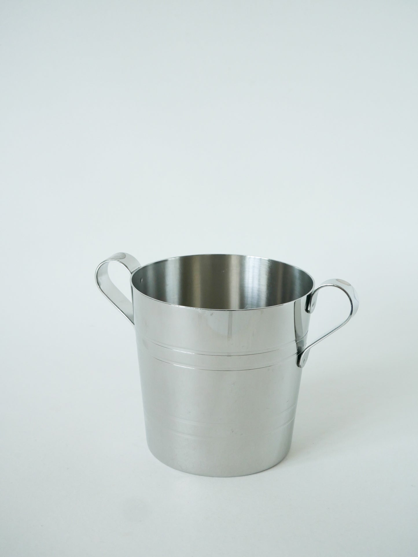 Seau à glace en inox, Design, 1970 - 12 X 12 cm