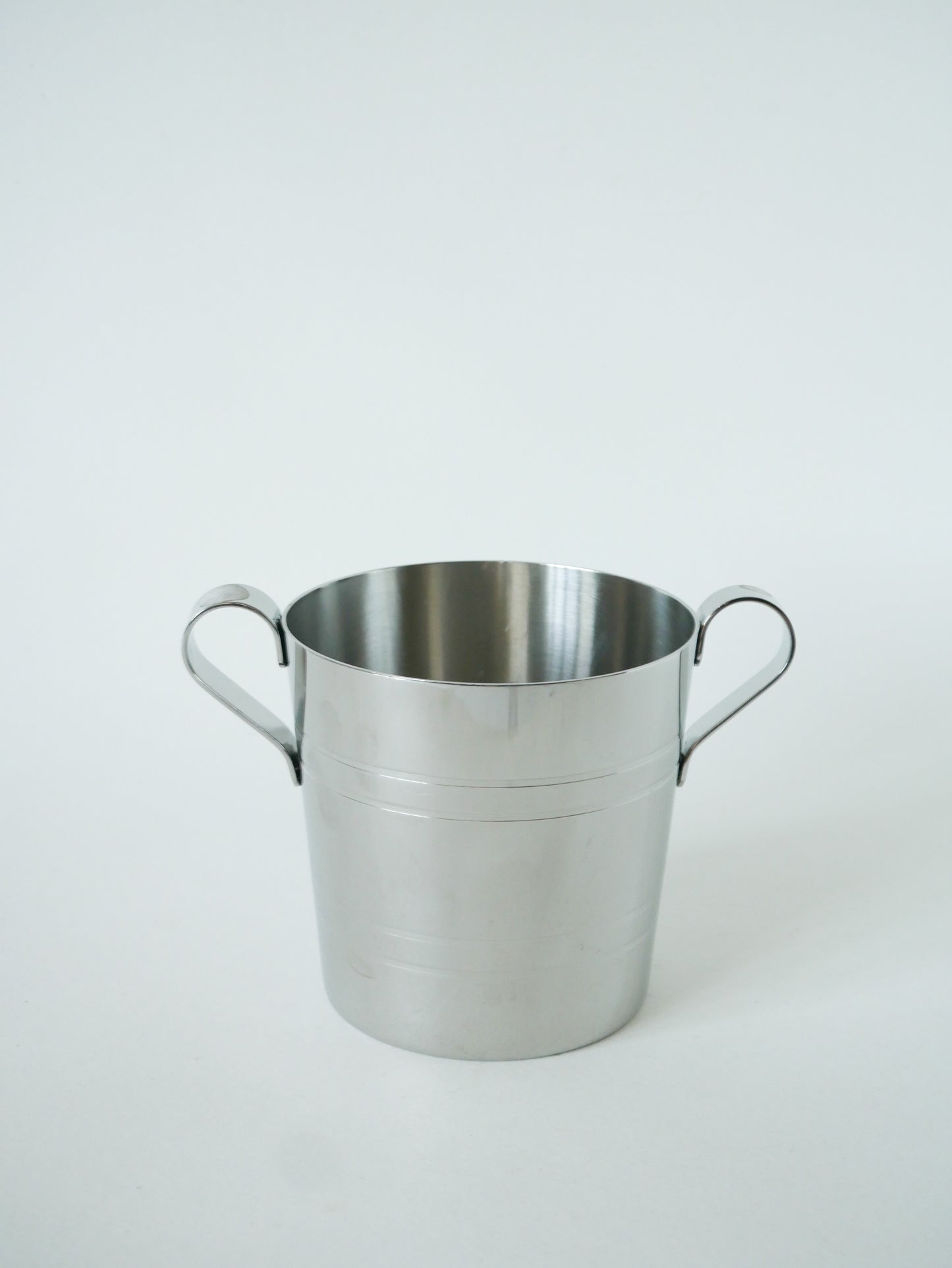 Seau à glace en inox, Design, 1970 - 12 X 12 cm