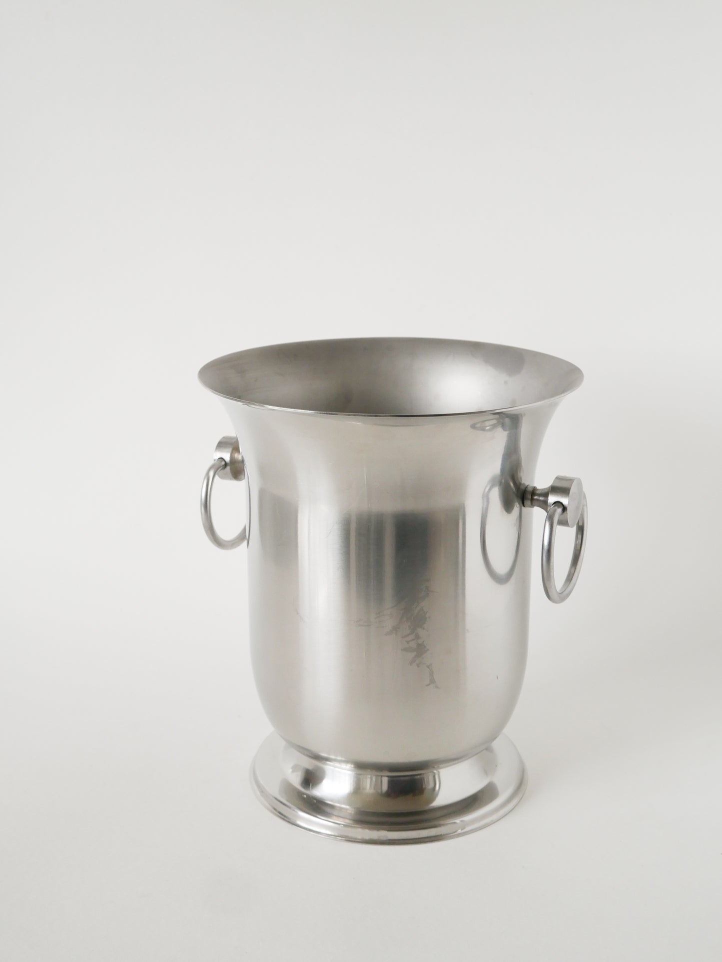 Grand seau à champagne en inox, Jean Couzon, Design, 1970