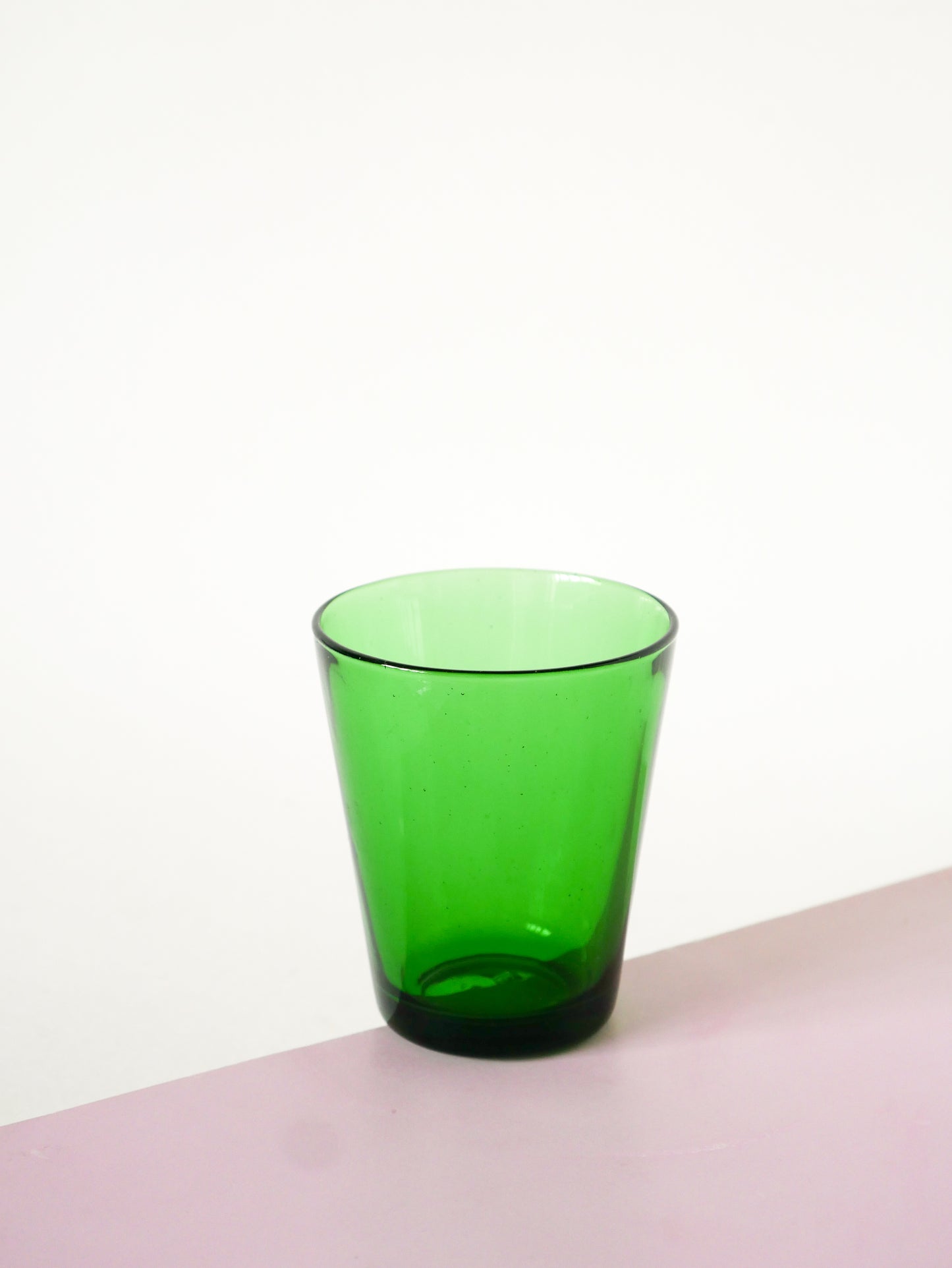 Lot de 6 verres à eau, Vert, Made in France, 1970
