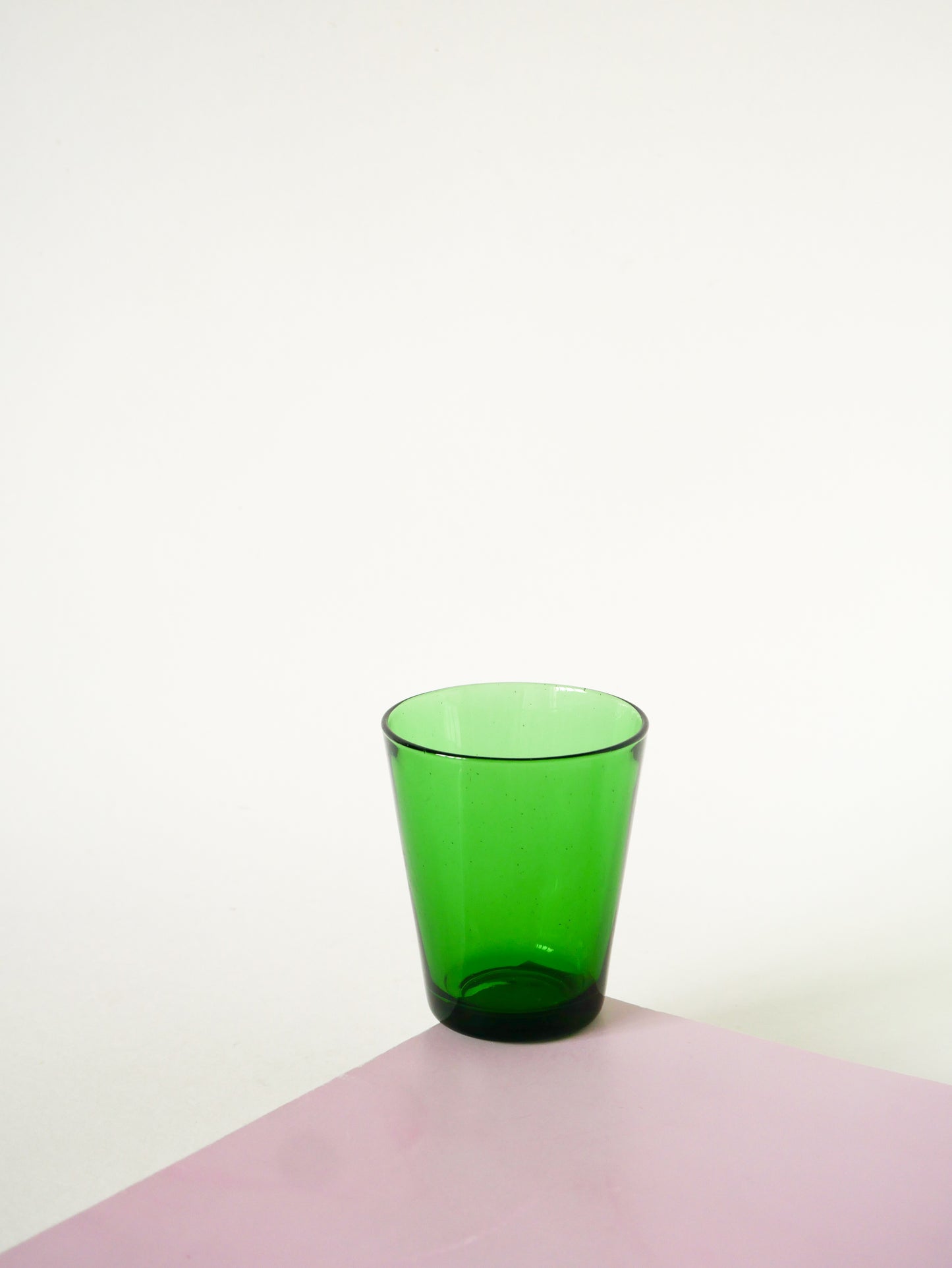 Lot de 6 verres à eau, Vert, Made in France, 1970