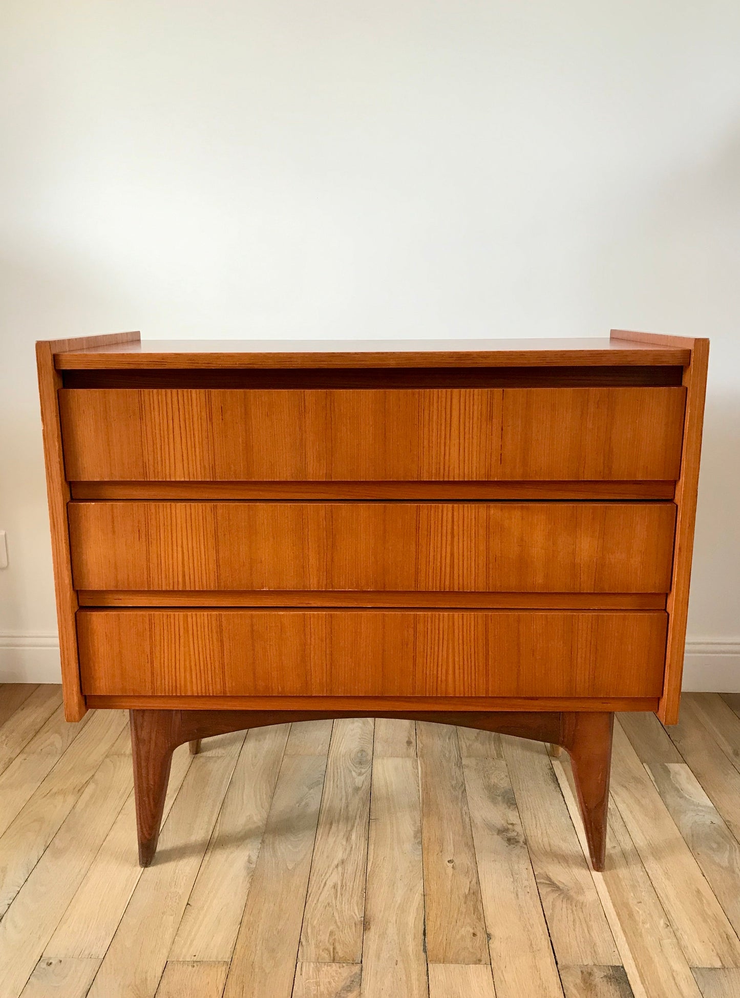 Commode coiffeuse scandinave en teck design danois années 60