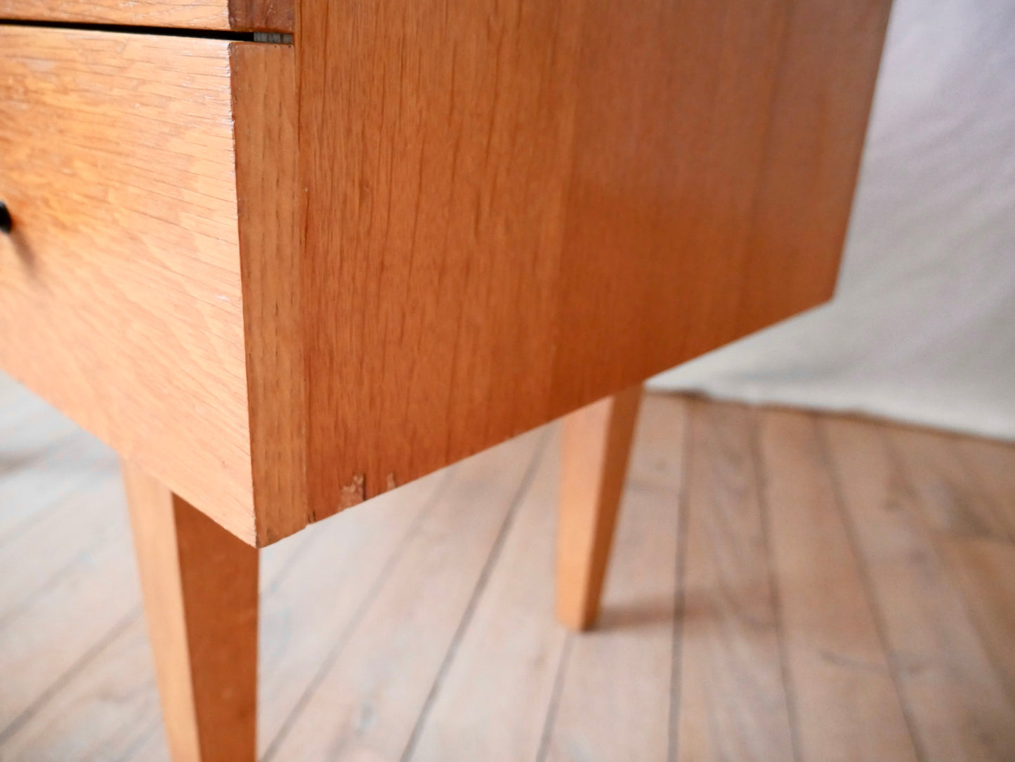 Commode scandinave design en chêne blond Mid-Century Circa 1950
