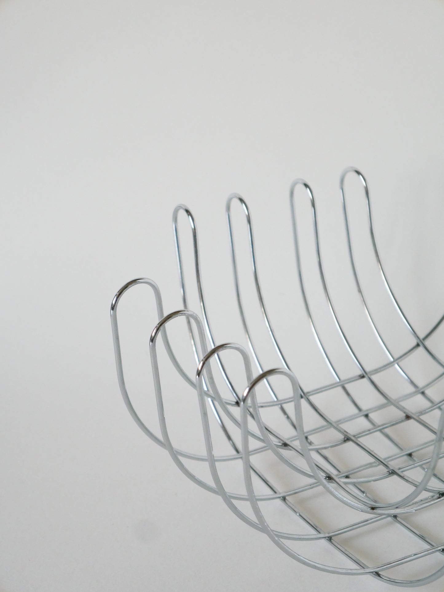 Corbeille à fruits en inox, Design, 1970